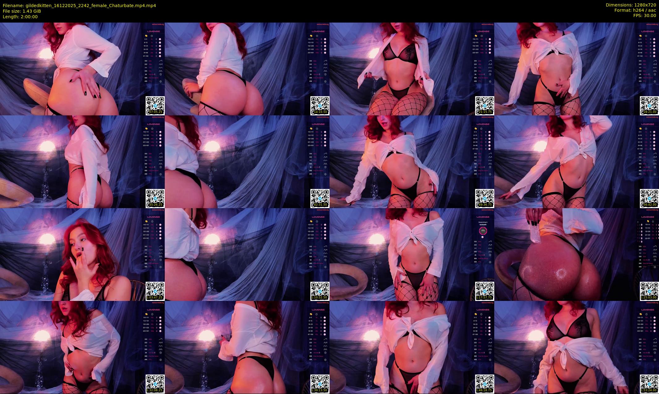 gildedkitten — 120 minute Chaturbate female cam show recording, 720p, Dec 16, 2025