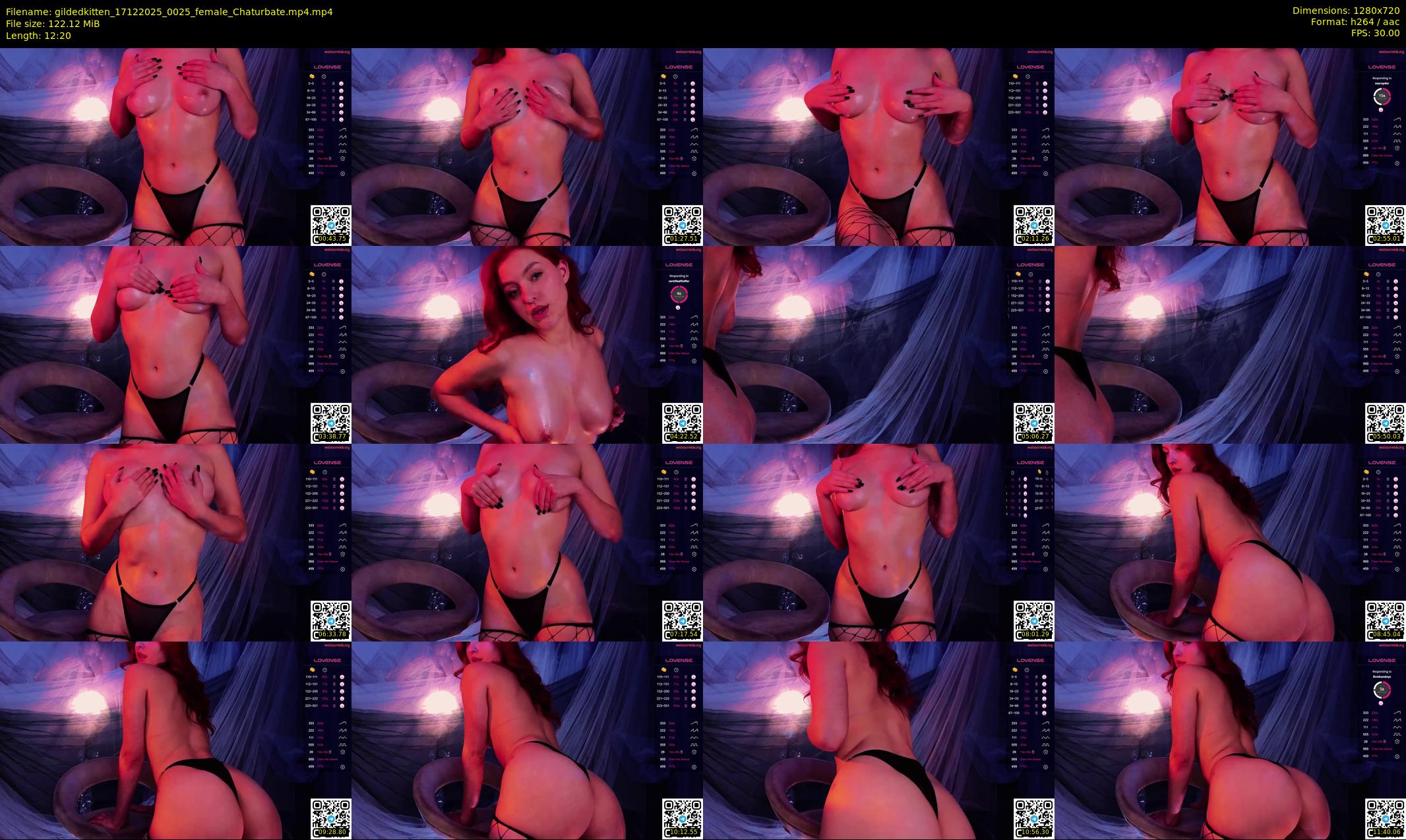 gildedkitten — 13 minute Chaturbate female cam show recording, 720p, Dec 17, 2025
