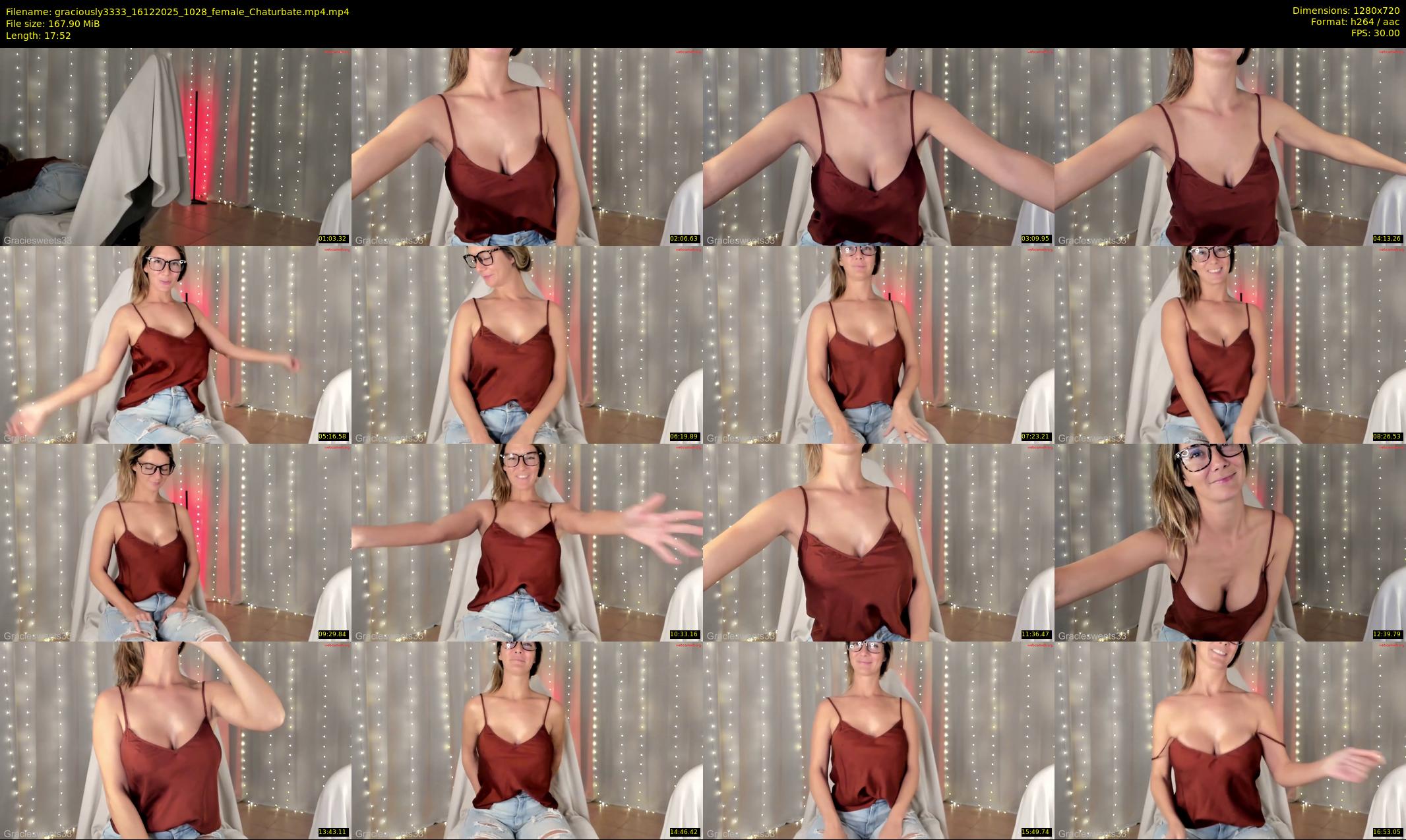 graciously3333 — 18 minute Chaturbate female cam show recording, 720p, Dec 16, 2025