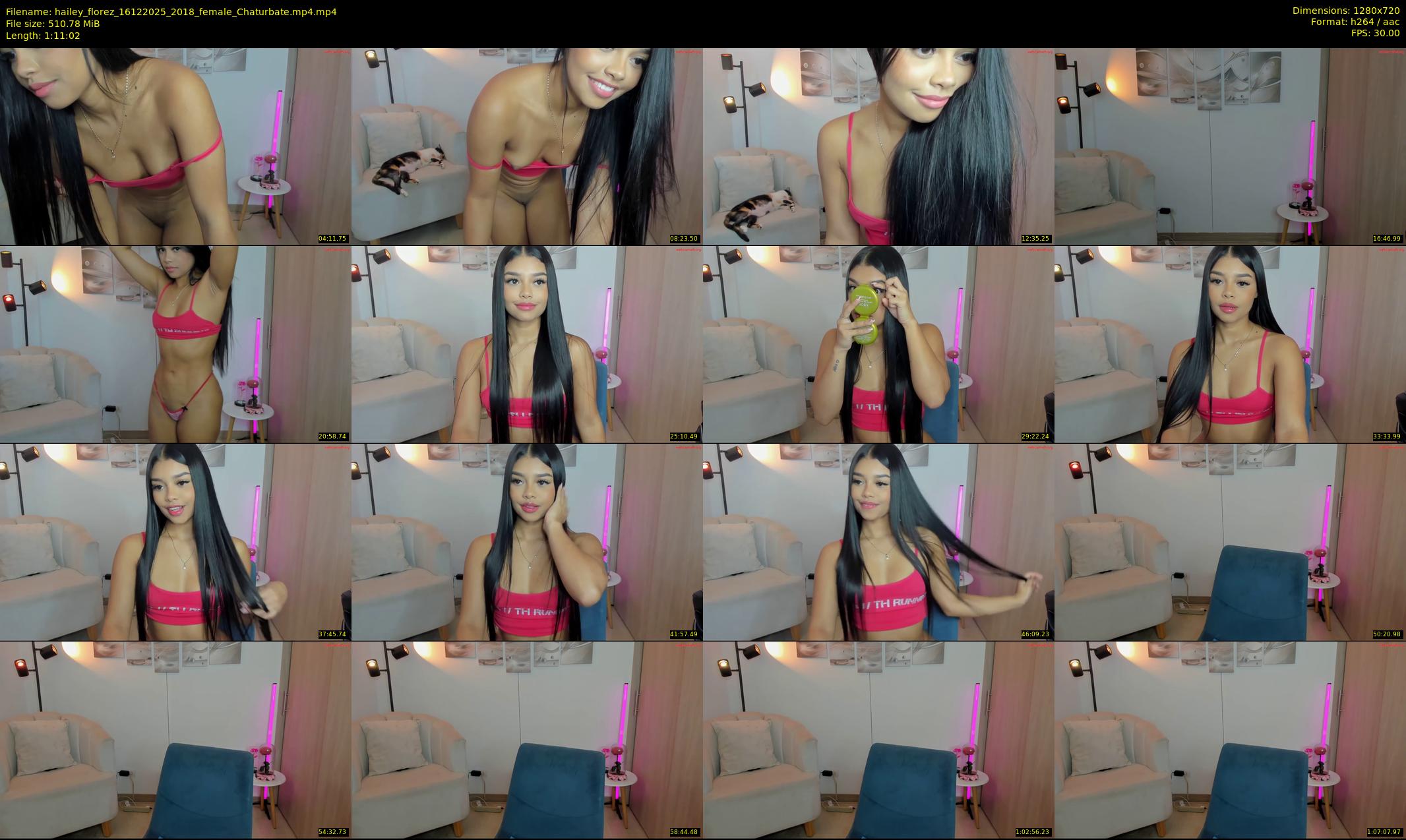 hailey_florez — 72 minute Chaturbate female cam show recording, 720p, Dec 16, 2025