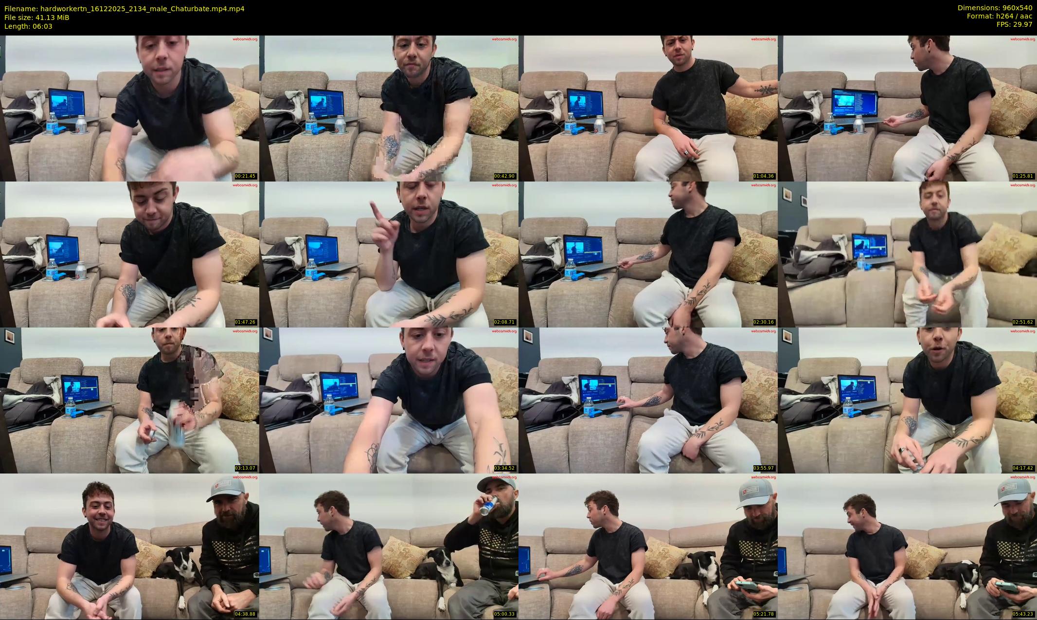 hardworkertn — 7 minute Chaturbate male cam show recording, 480p, Dec 16, 2025