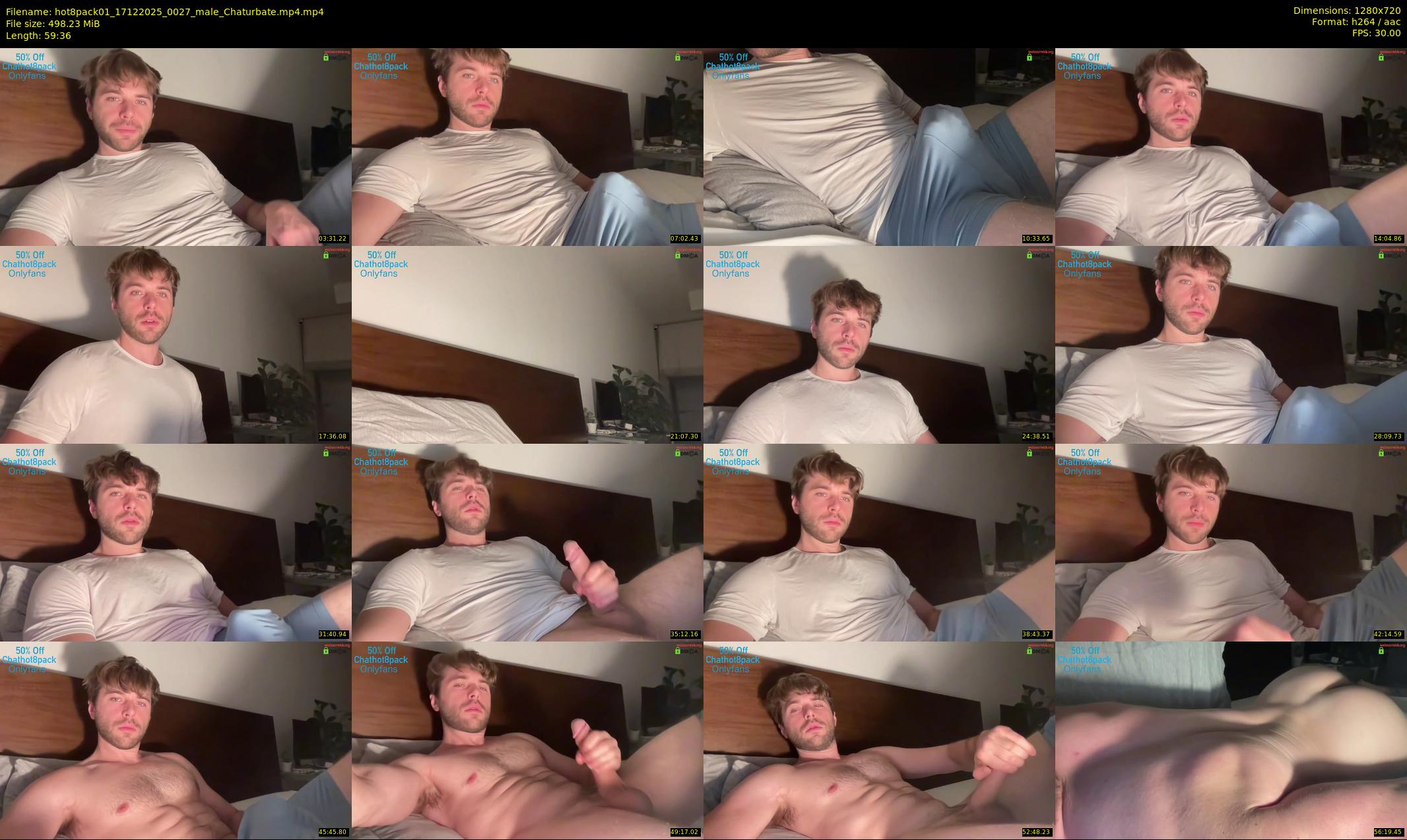 hot8pack01 — 60 minute Chaturbate male cam show recording, 720p, Dec 17, 2025