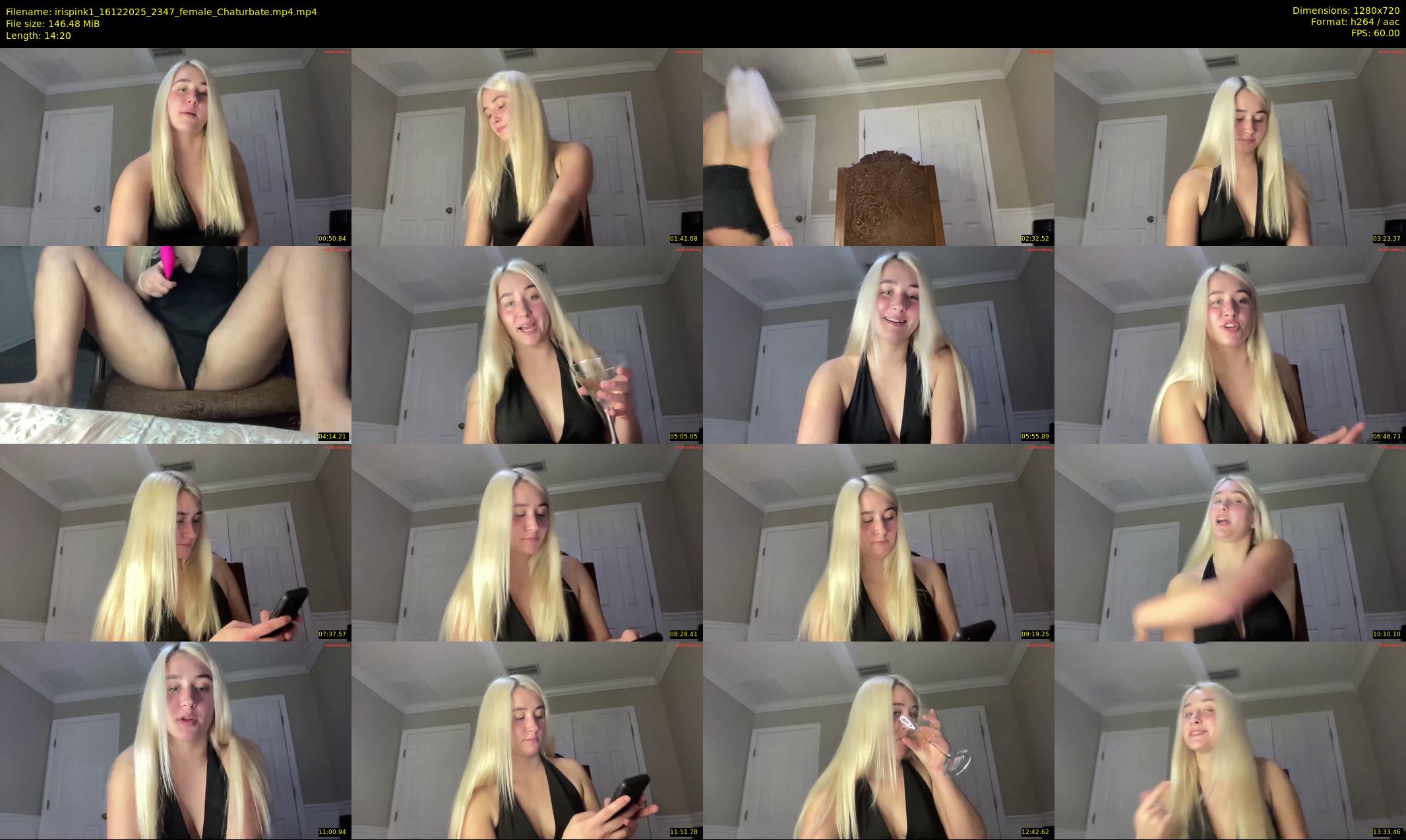 irispink1 — 15 minute Chaturbate female cam show recording, 720p, Dec 16, 2025