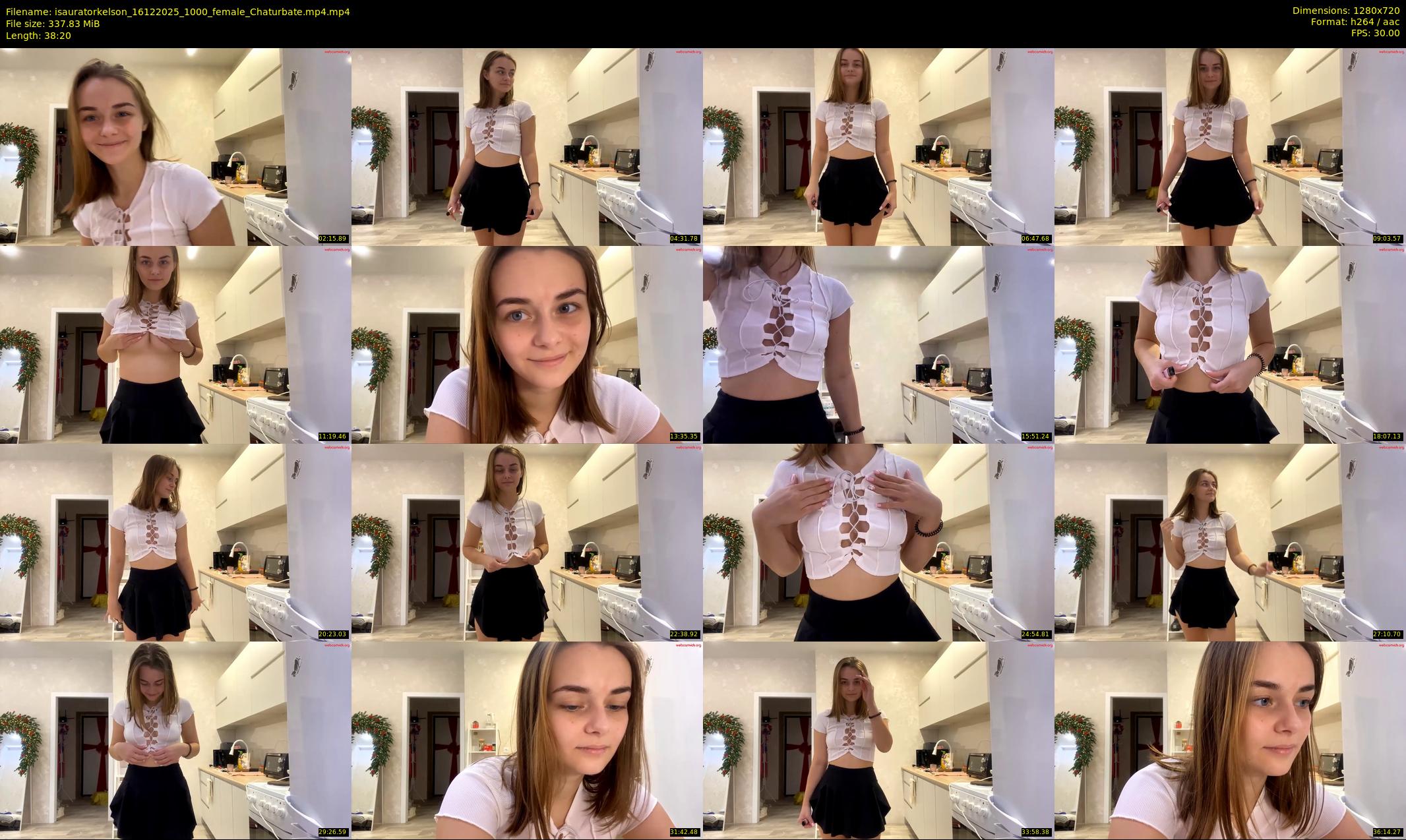 isauratorkelson — 39 minute Chaturbate female cam show recording, 720p, Dec 16, 2025