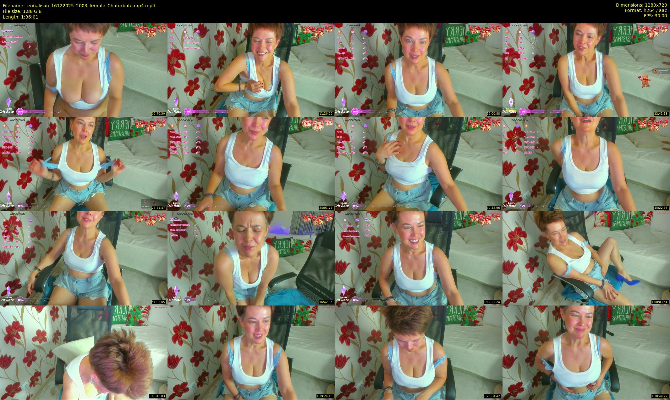 jennalison — 97 minute Chaturbate female cam show recording, 720p, Dec 16, 2025