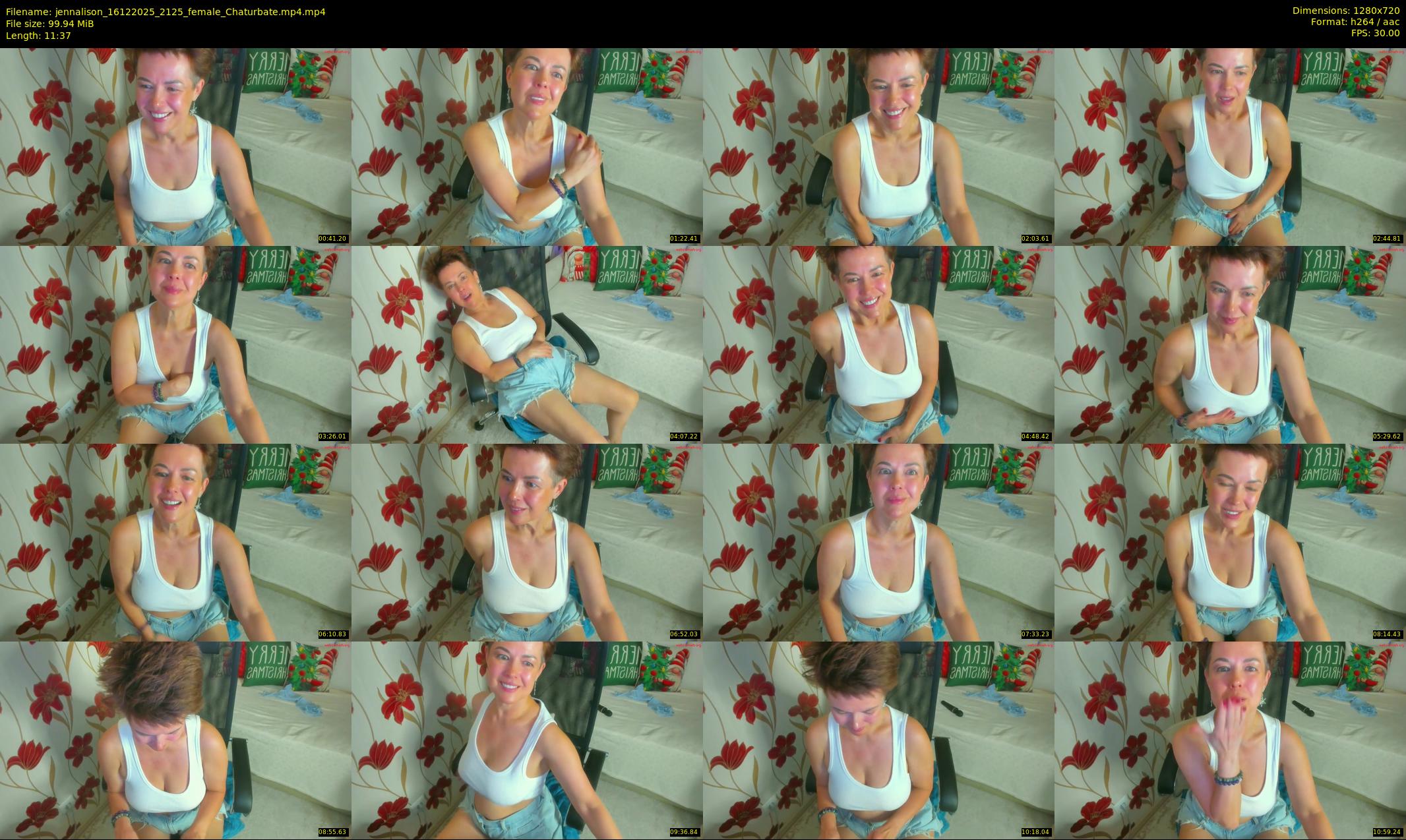 jennalison — 12 minute Chaturbate female cam show recording, 720p, Dec 16, 2025