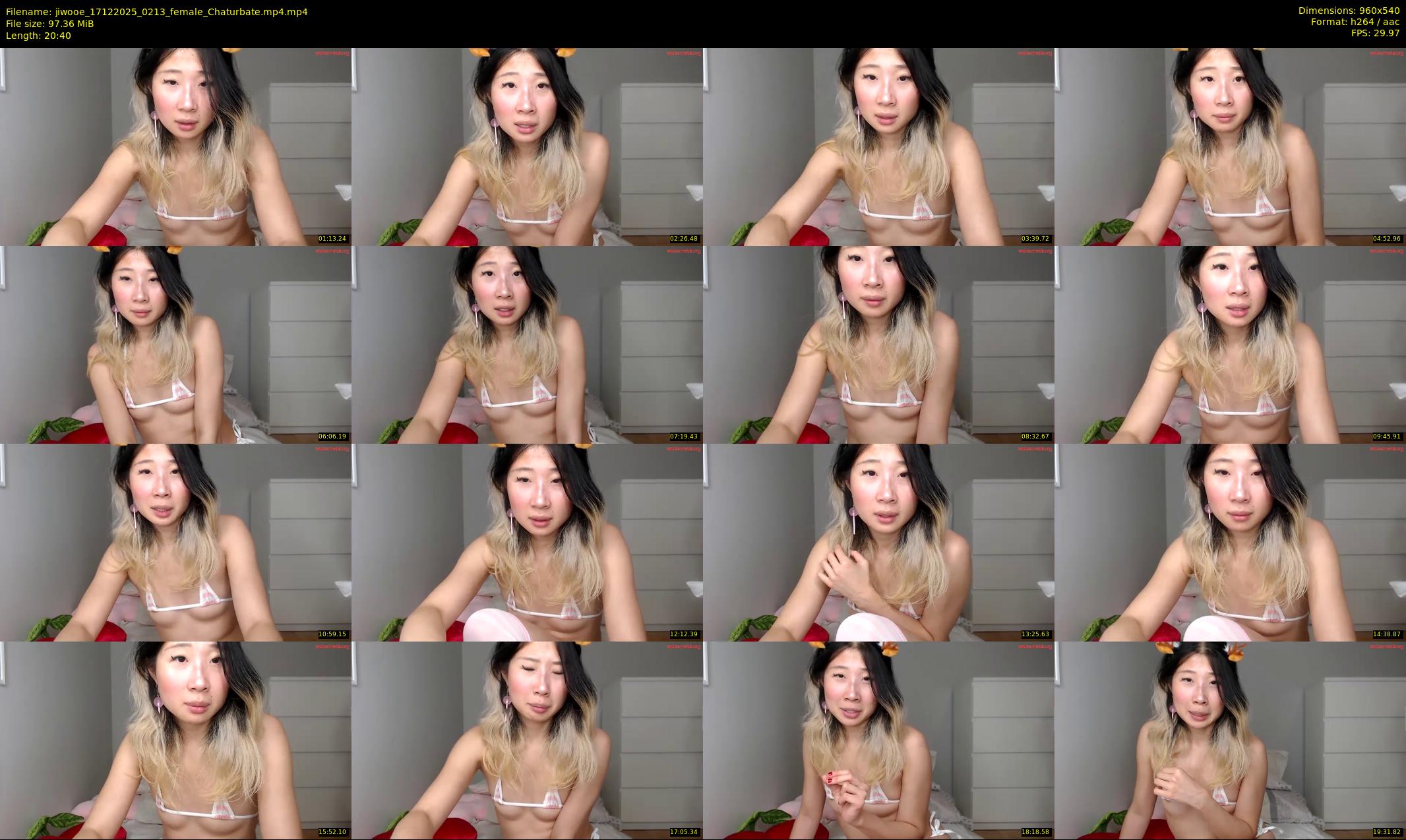 jiwooe — 21 minute Chaturbate female cam show recording, 480p, Dec 17, 2025
