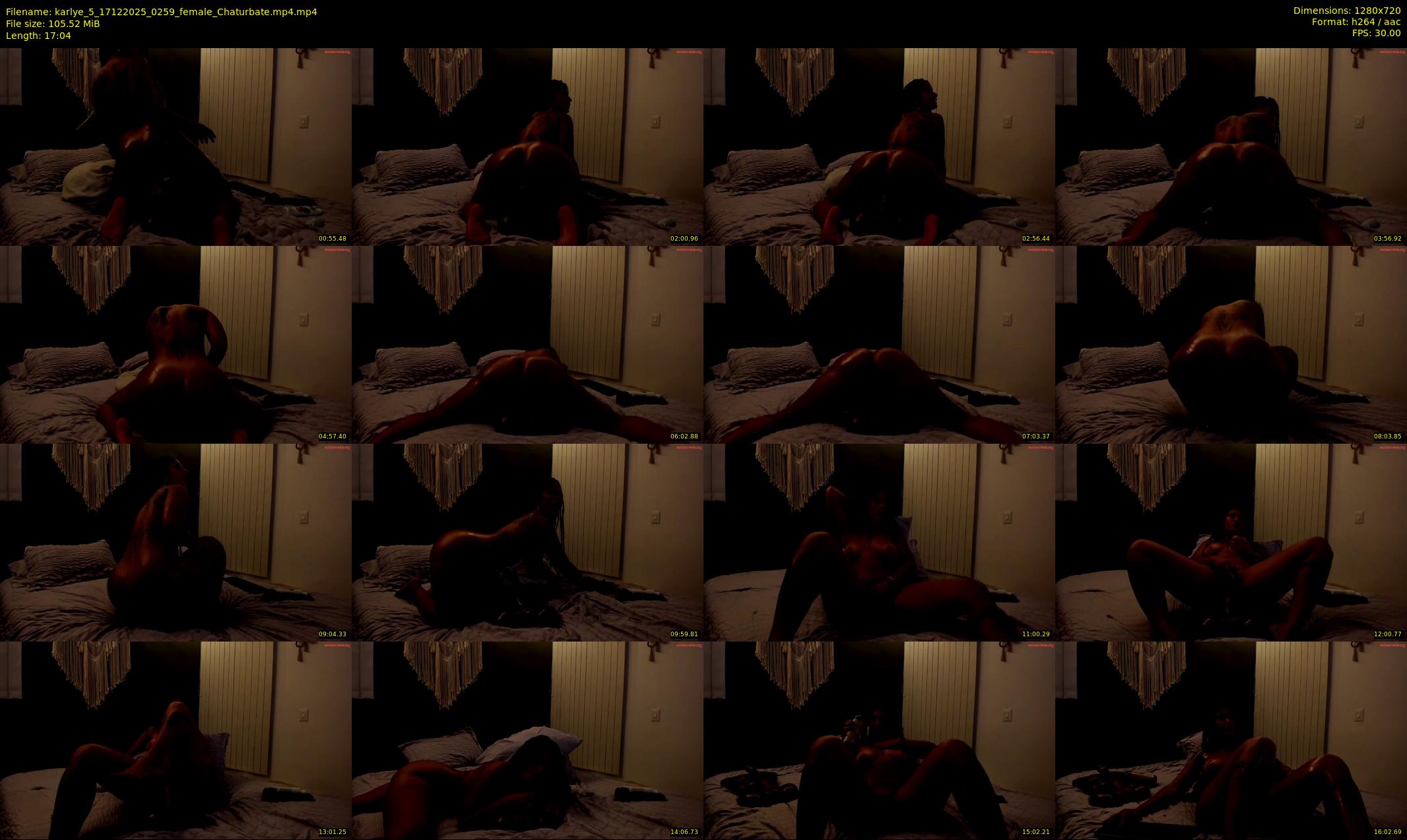 karlye_5 — 18 minute Chaturbate female cam show recording, 720p, Dec 17, 2025