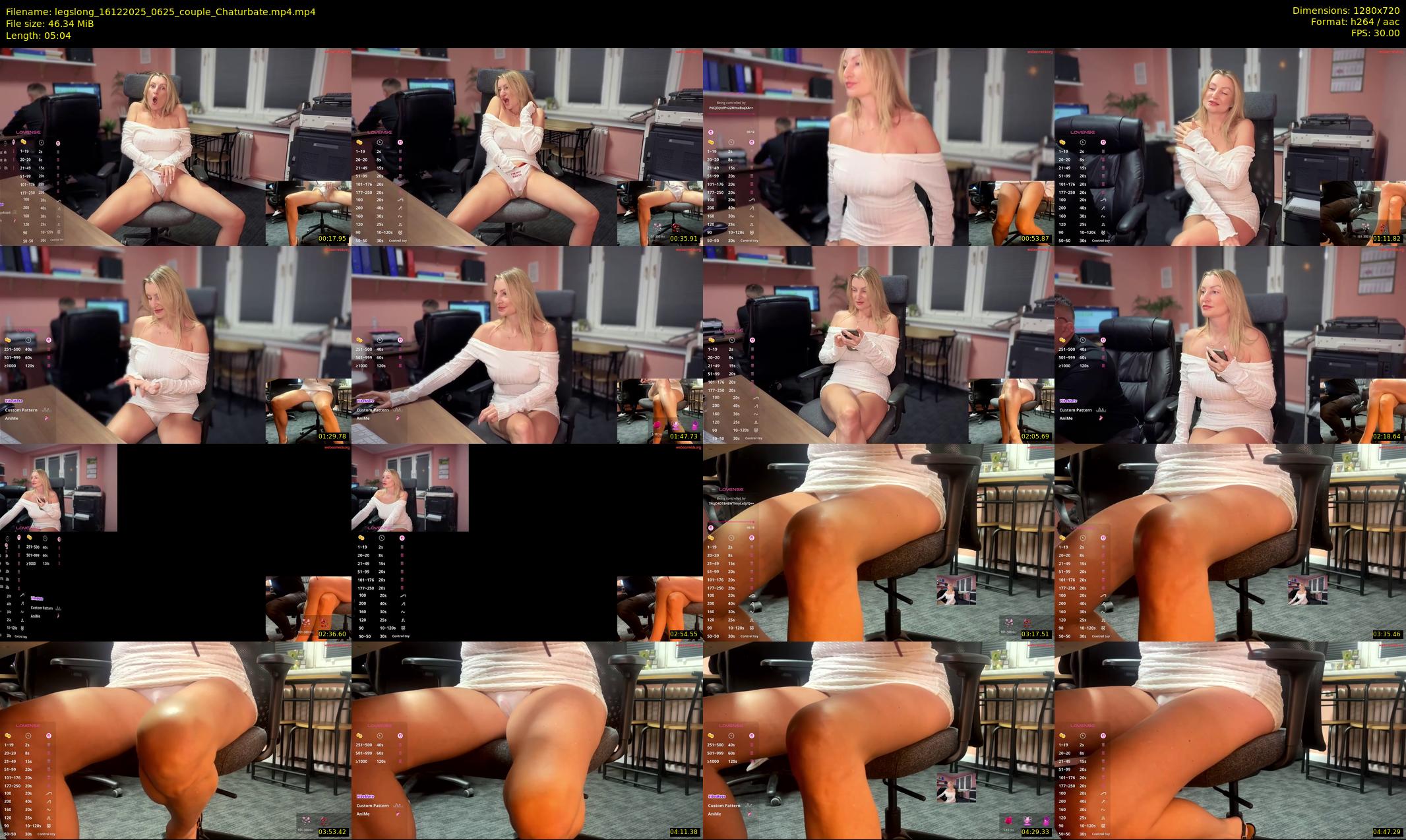 legslong — 6 minute Chaturbate couple cam show recording, 720p, Dec 16, 2025
