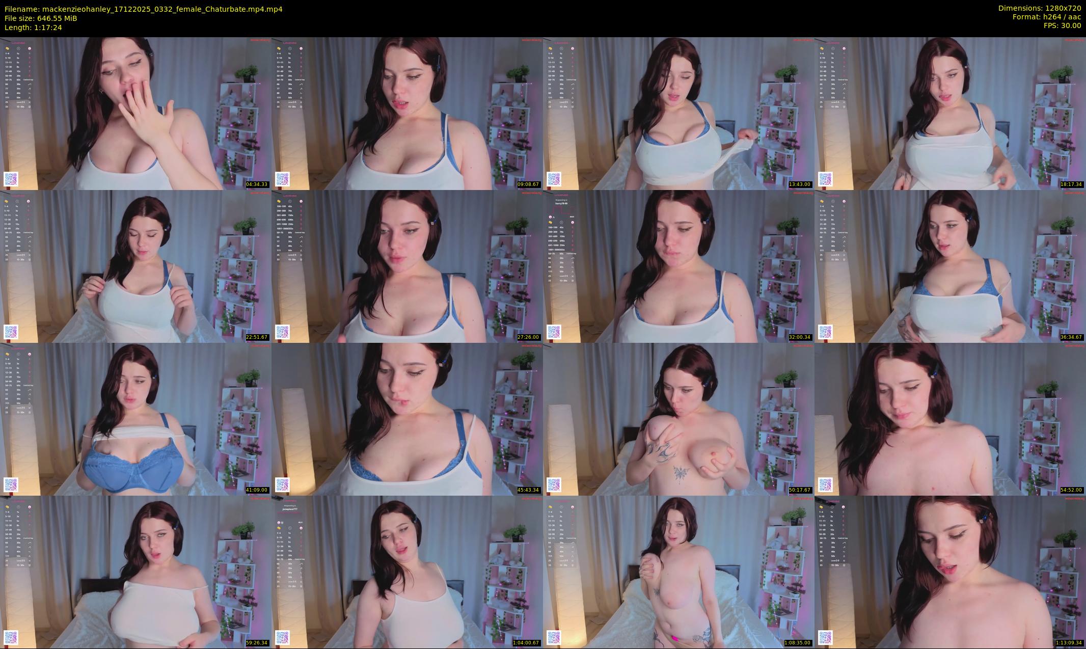 mackenzieohanley — 78 minute Chaturbate female cam show recording, 720p, Dec 17, 2025