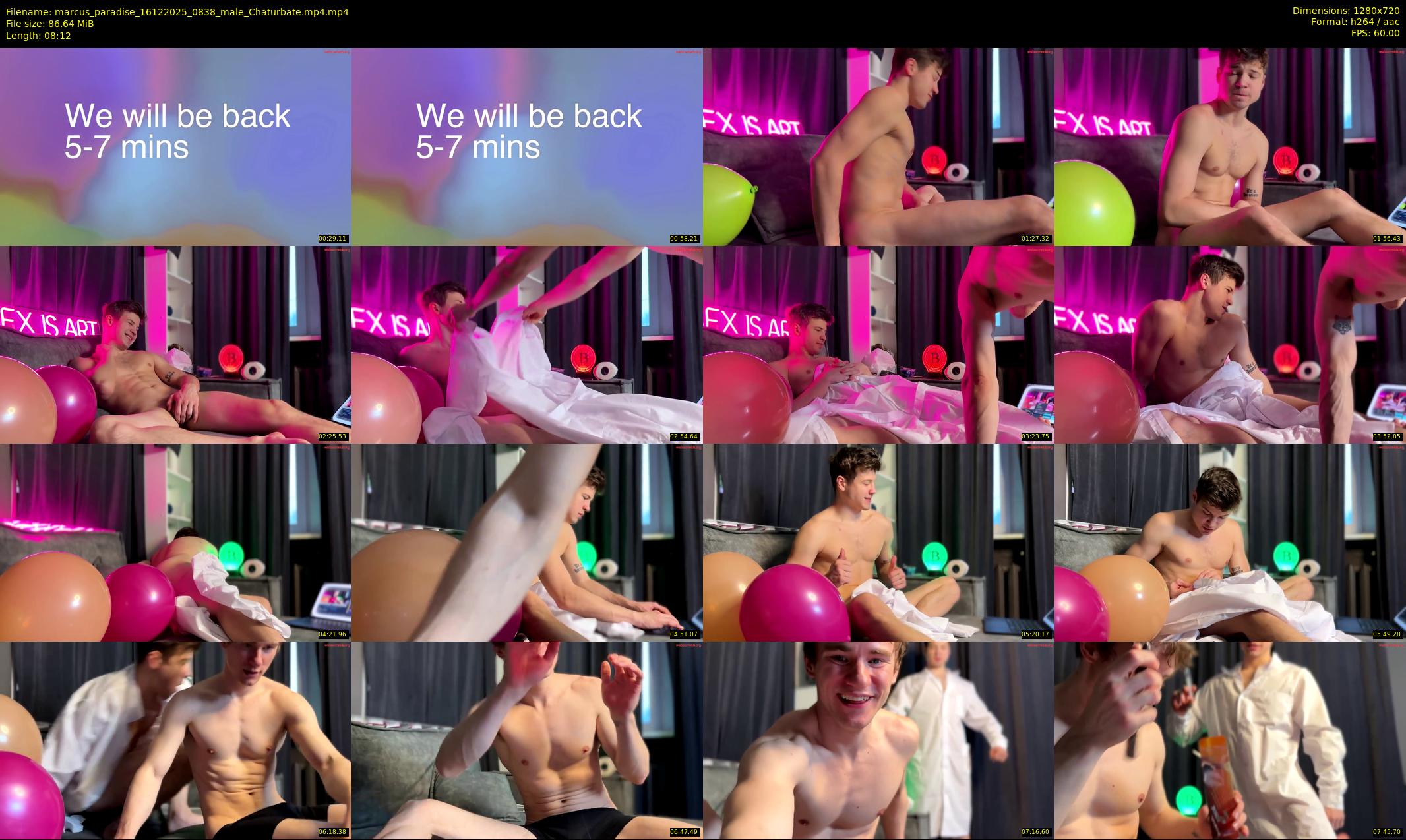 marcus_paradise — 9 minute Chaturbate male cam show recording, 720p, Dec 16, 2025