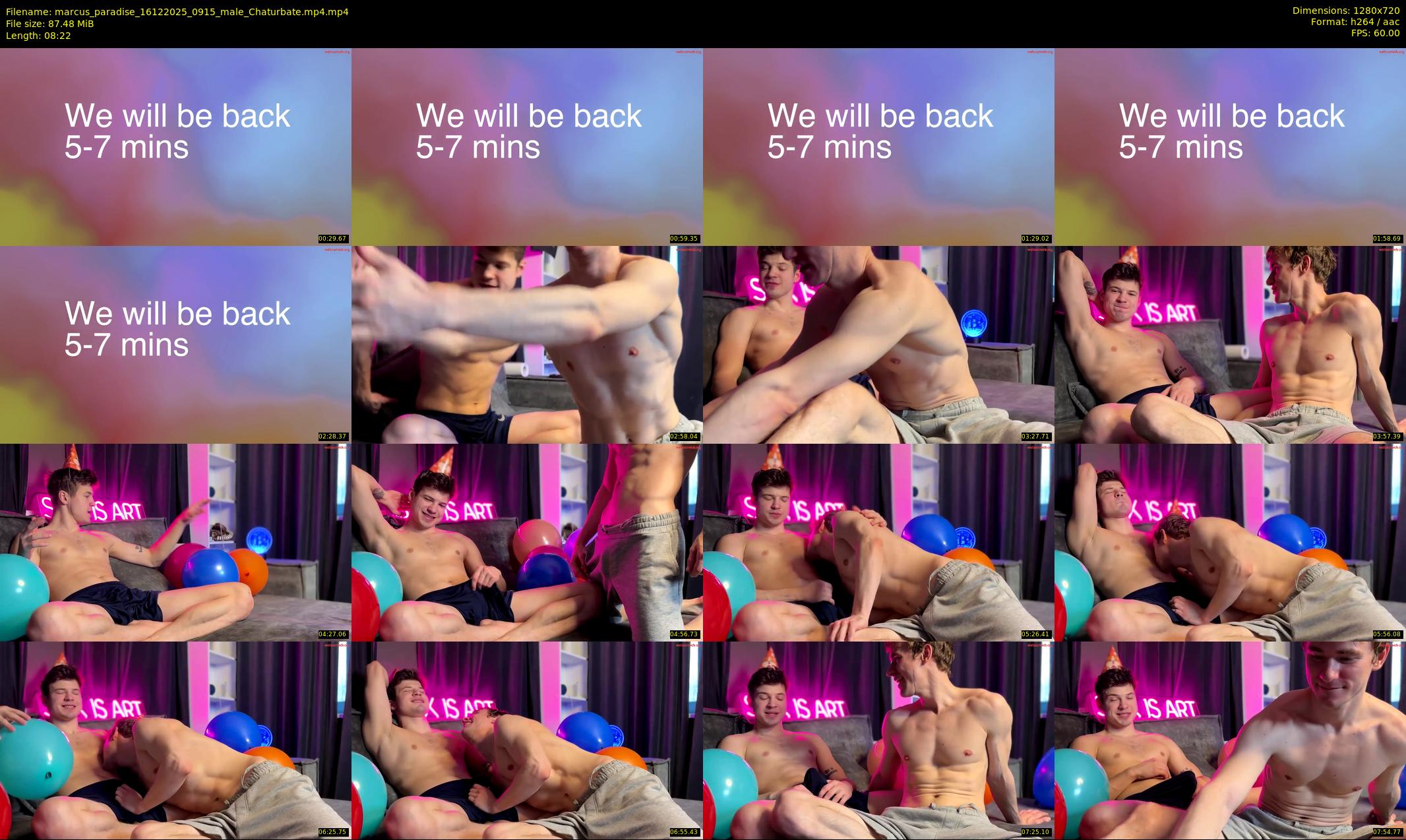 marcus_paradise — 9 minute Chaturbate male cam show recording, 720p, Dec 16, 2025