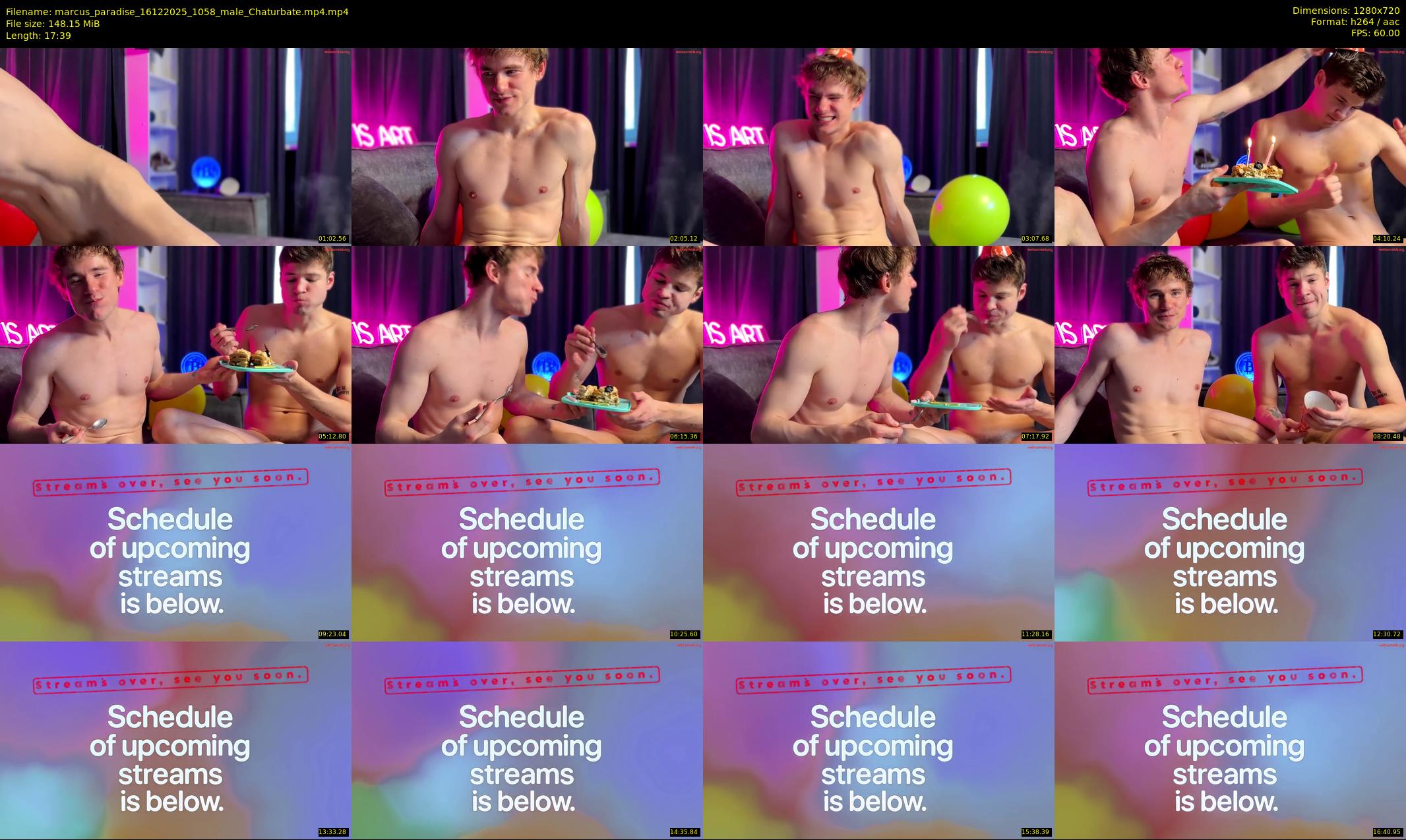 marcus_paradise — 18 minute Chaturbate male cam show recording, 720p, Dec 16, 2025