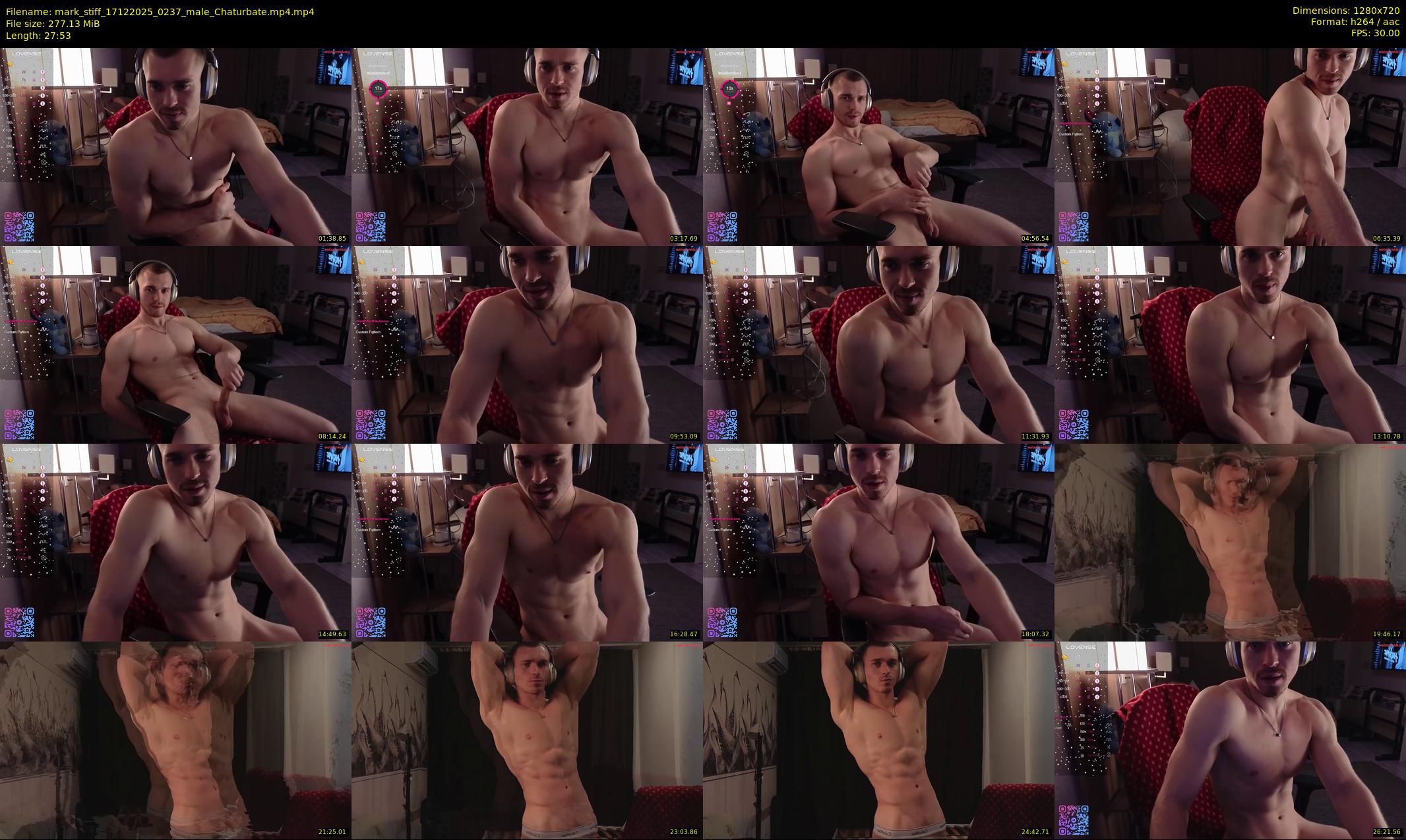 mark_stiff — 28 minute Chaturbate male cam show recording, 720p, Dec 17, 2025