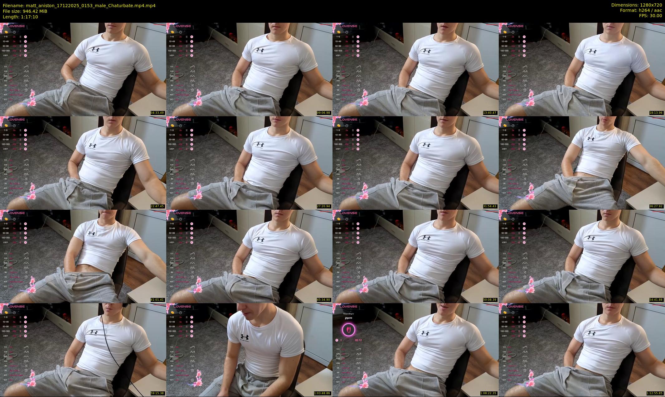 matt_aniston — 78 minute Chaturbate male cam show recording, 720p, Dec 17, 2025