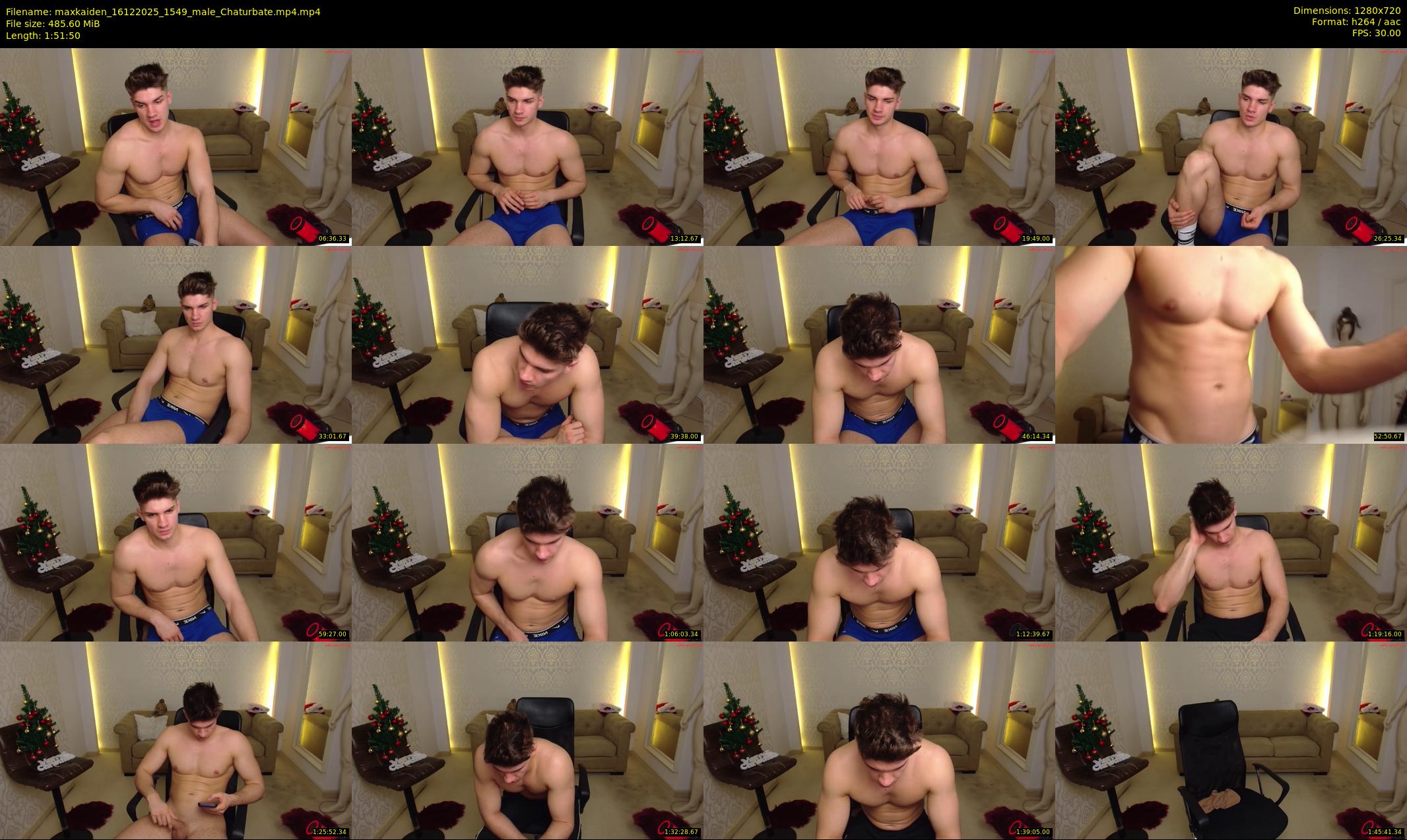 maxkaiden — 112 minute Chaturbate male cam show recording, 720p, Dec 16, 2025