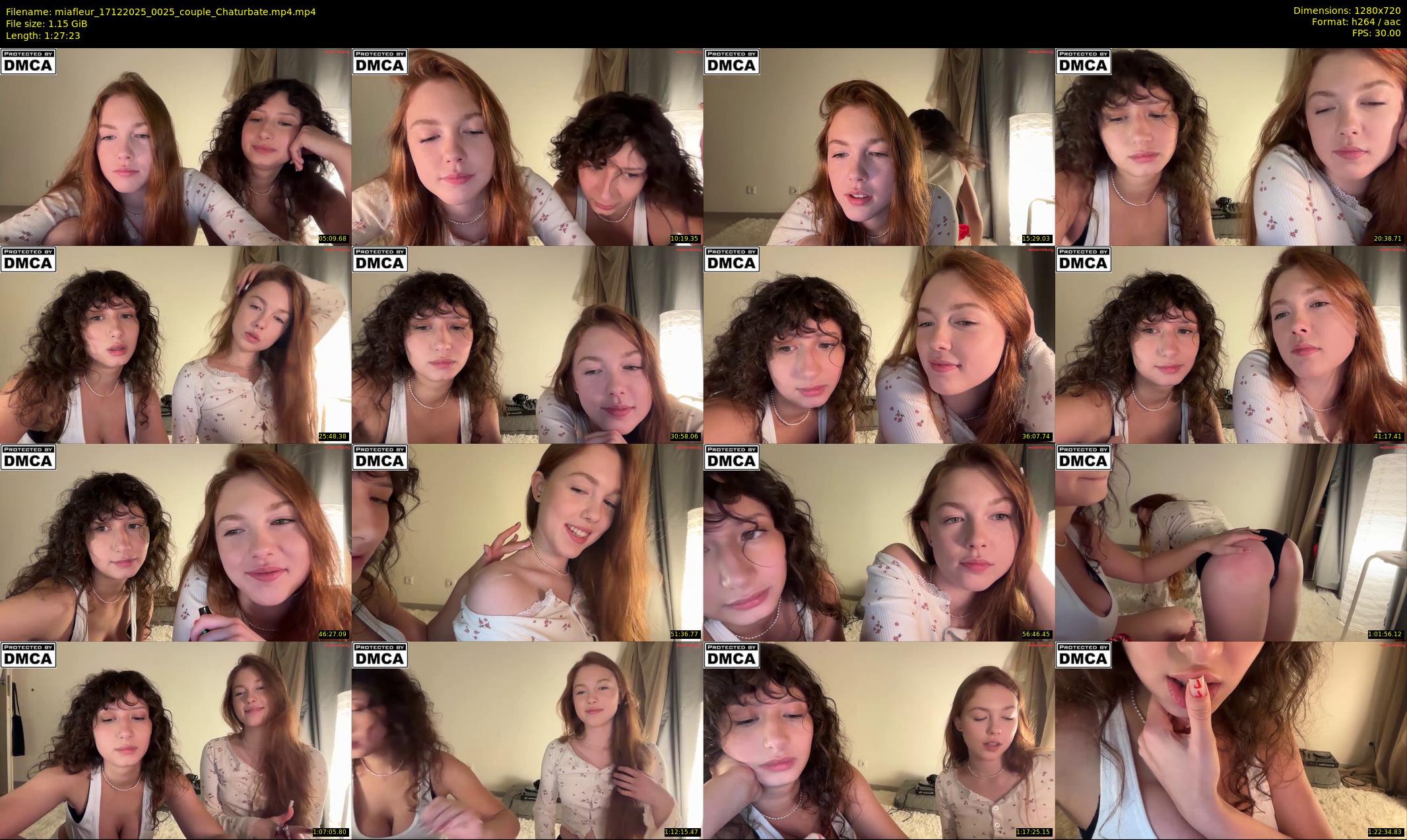 miafleur — 88 minute Chaturbate female cam show recording, 720p, Dec 17, 2025