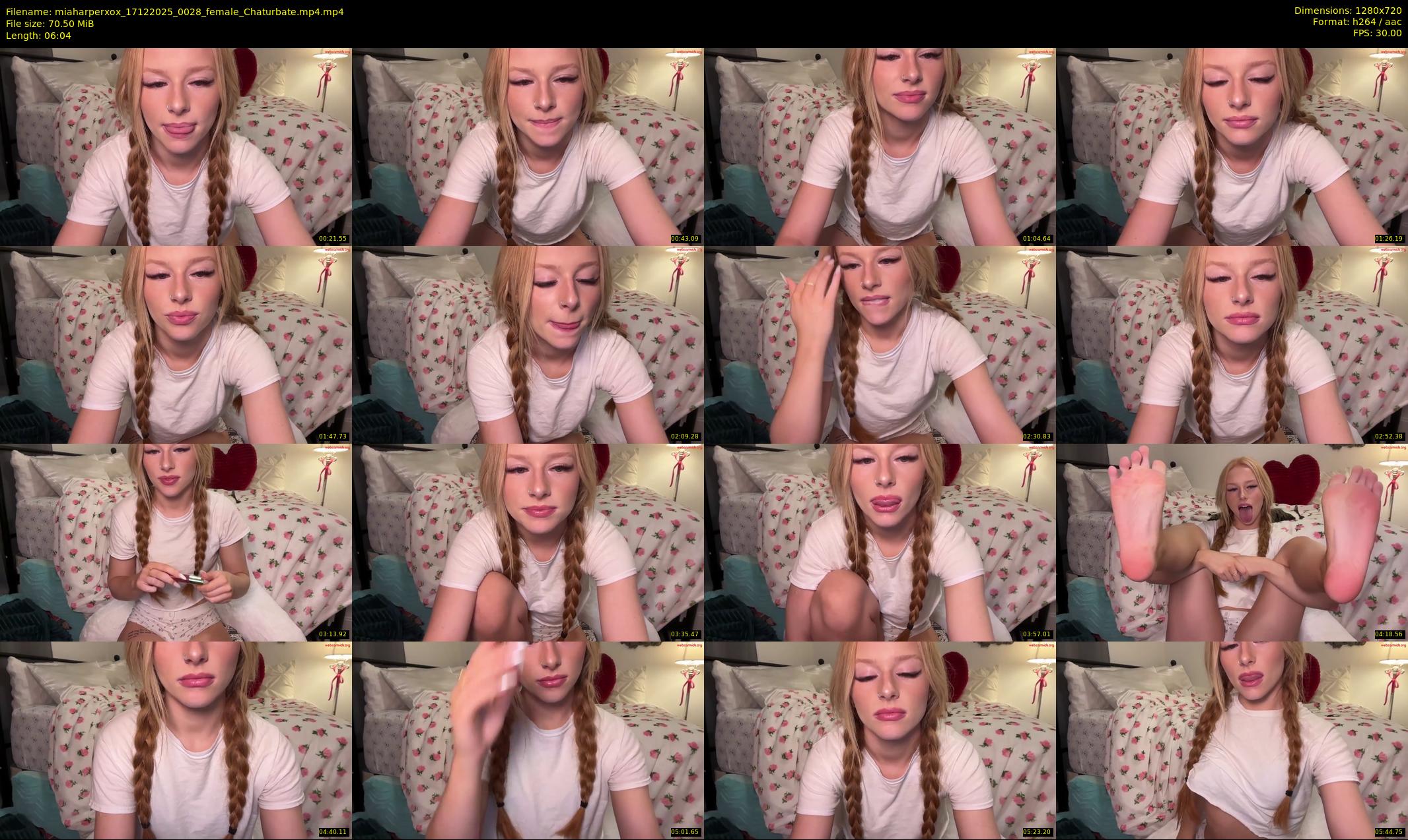 miaharperxox — 7 minute Chaturbate female cam show recording, 720p, Dec 17, 2025