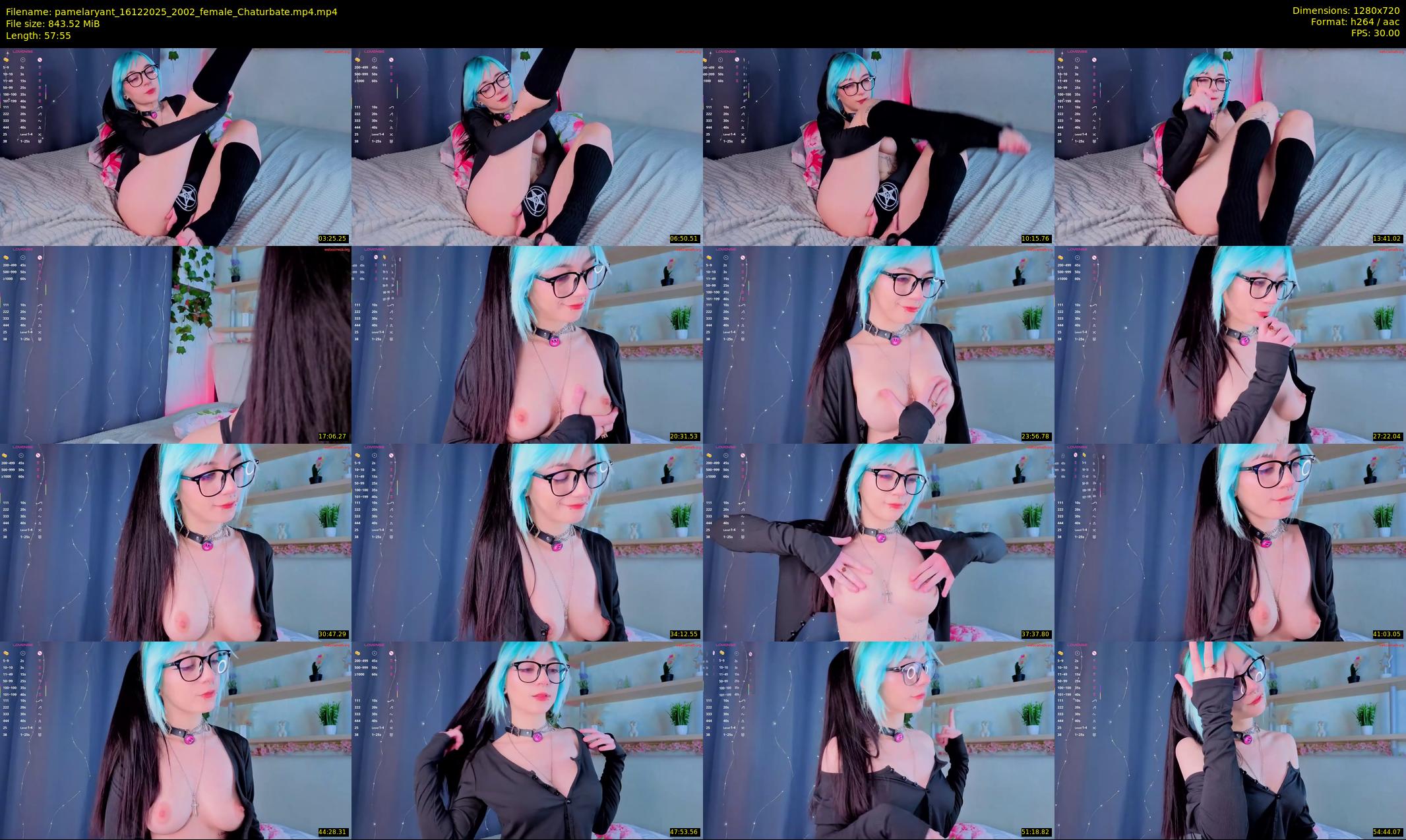 pamelaryant — 58 minute Chaturbate female cam show recording, 720p, Dec 16, 2025