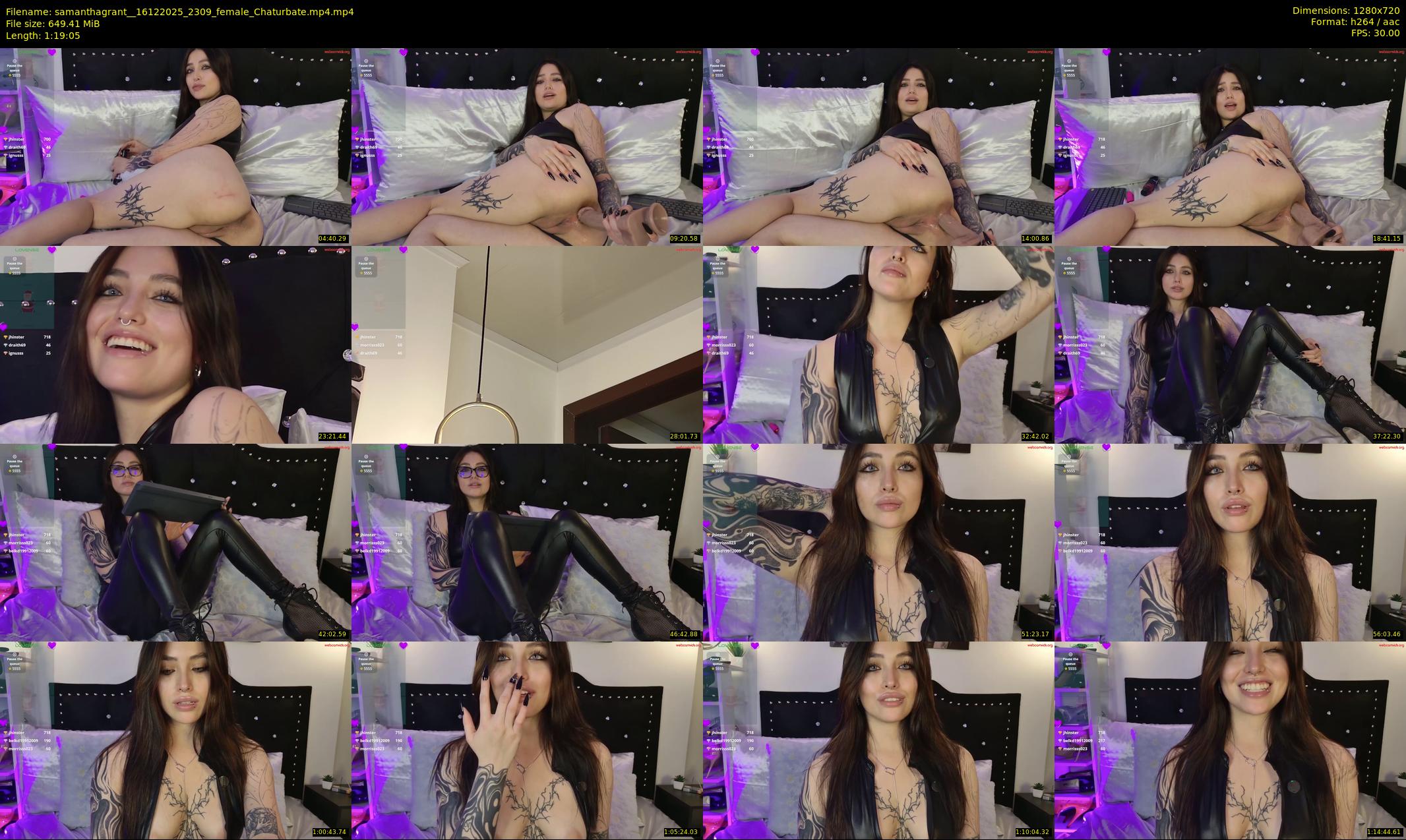 samanthagrant_ — 80 minute Chaturbate female cam show recording, 720p, Dec 16, 2025
