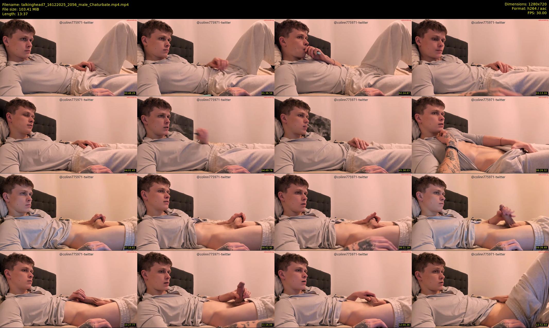 talkinghead7 — 14 minute Chaturbate male cam show recording, 720p, Dec 16, 2025