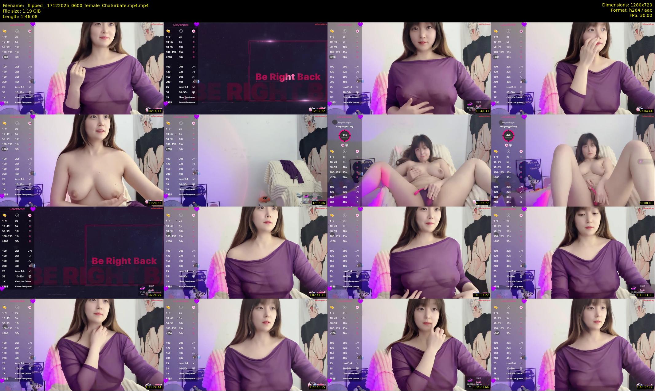 _flipped_ — 107 minute Chaturbate female cam show recording, 720p, Dec 17, 2025