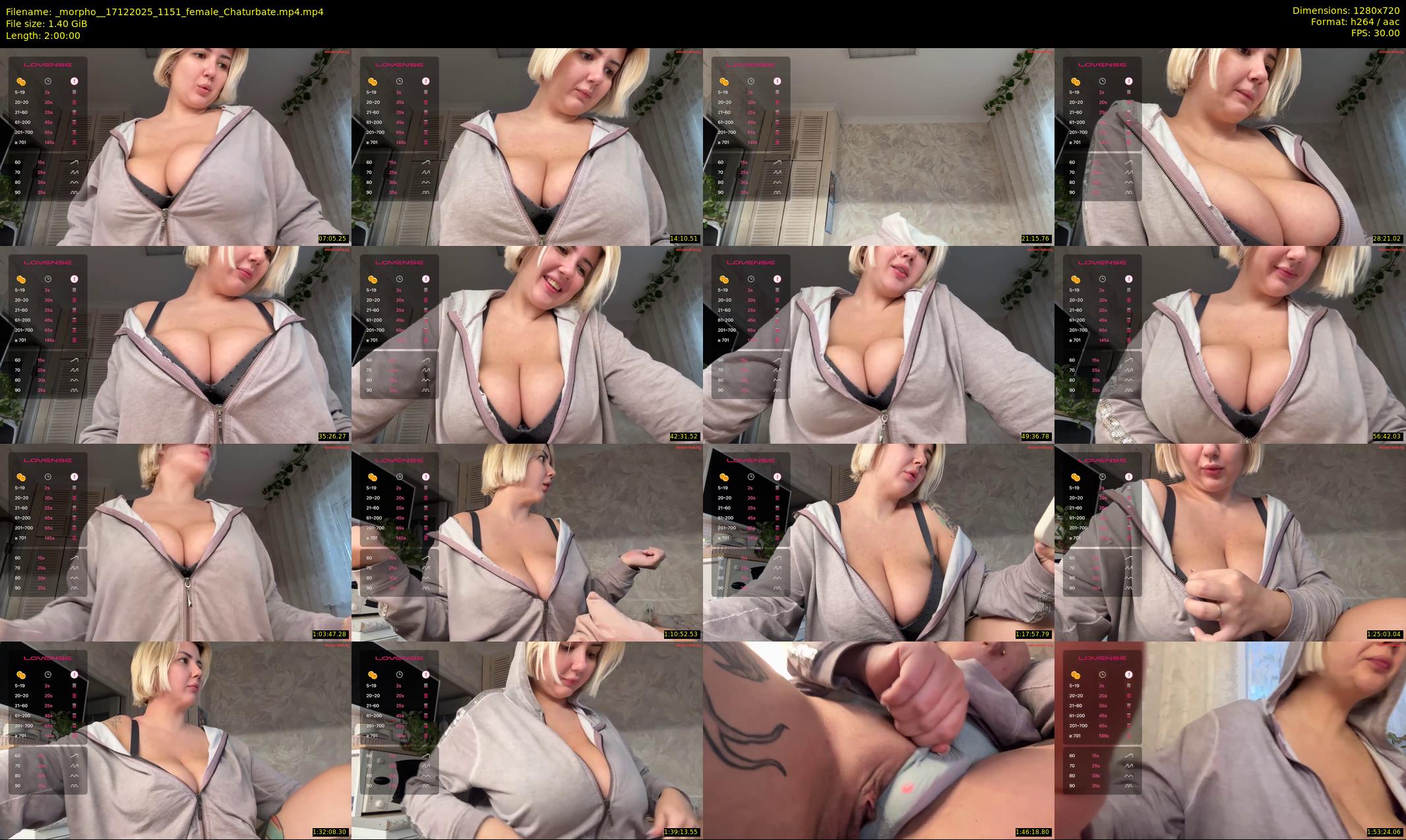 _morpho_ — 120 minute Chaturbate female cam show recording, 720p, Dec 17, 2025