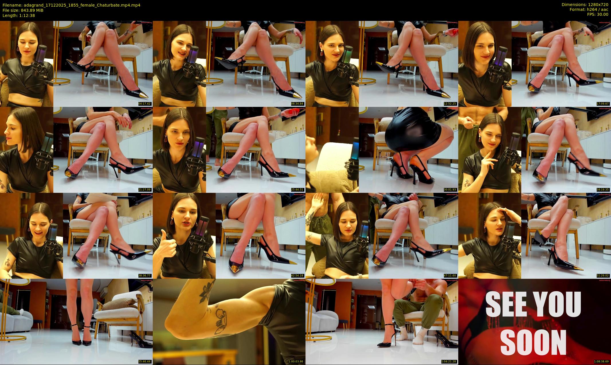 adagrand — 73 minute Chaturbate female cam show recording, 720p, Dec 17, 2025