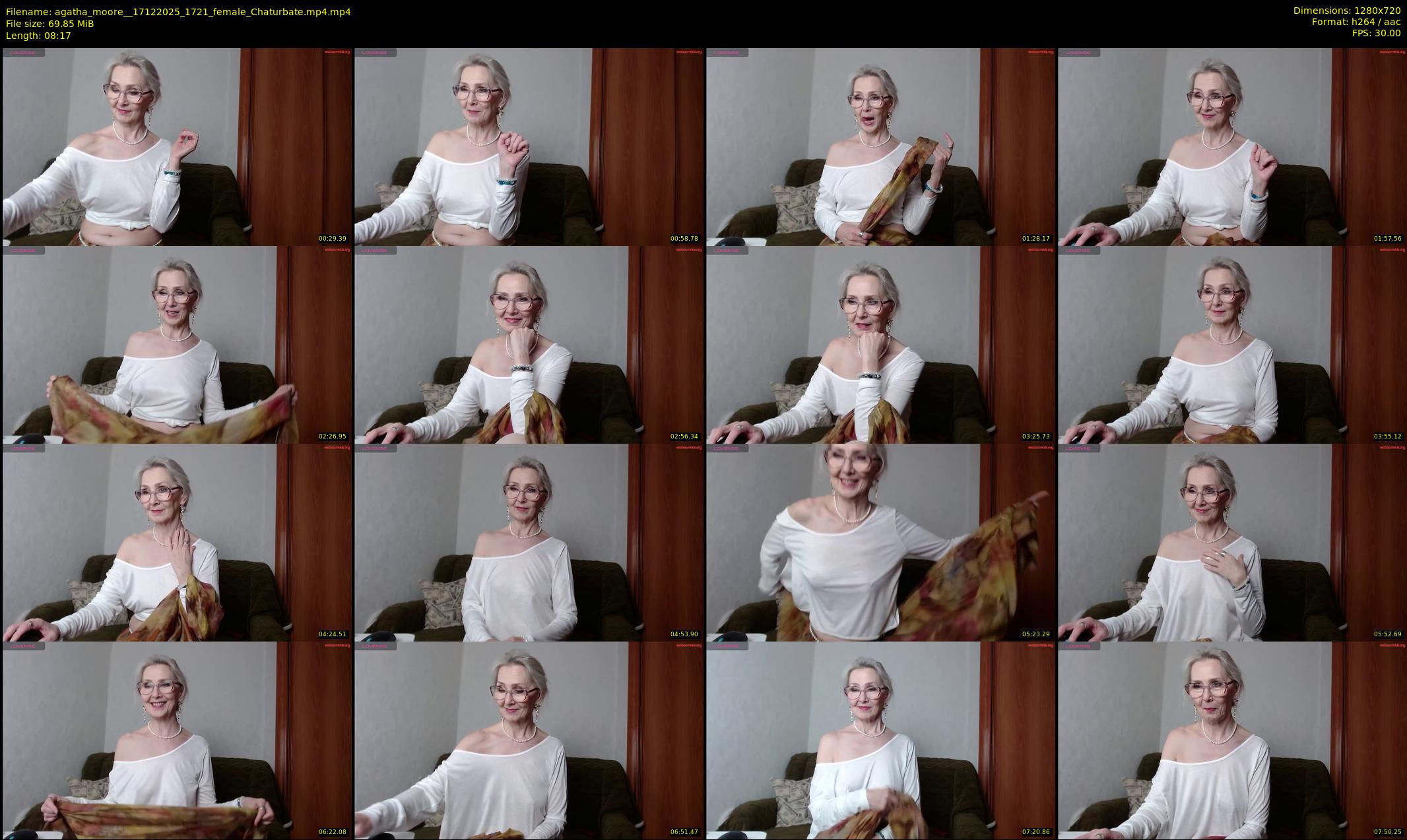 agatha_moore_ — 9 minute Chaturbate female cam show recording, 720p, Dec 17, 2025