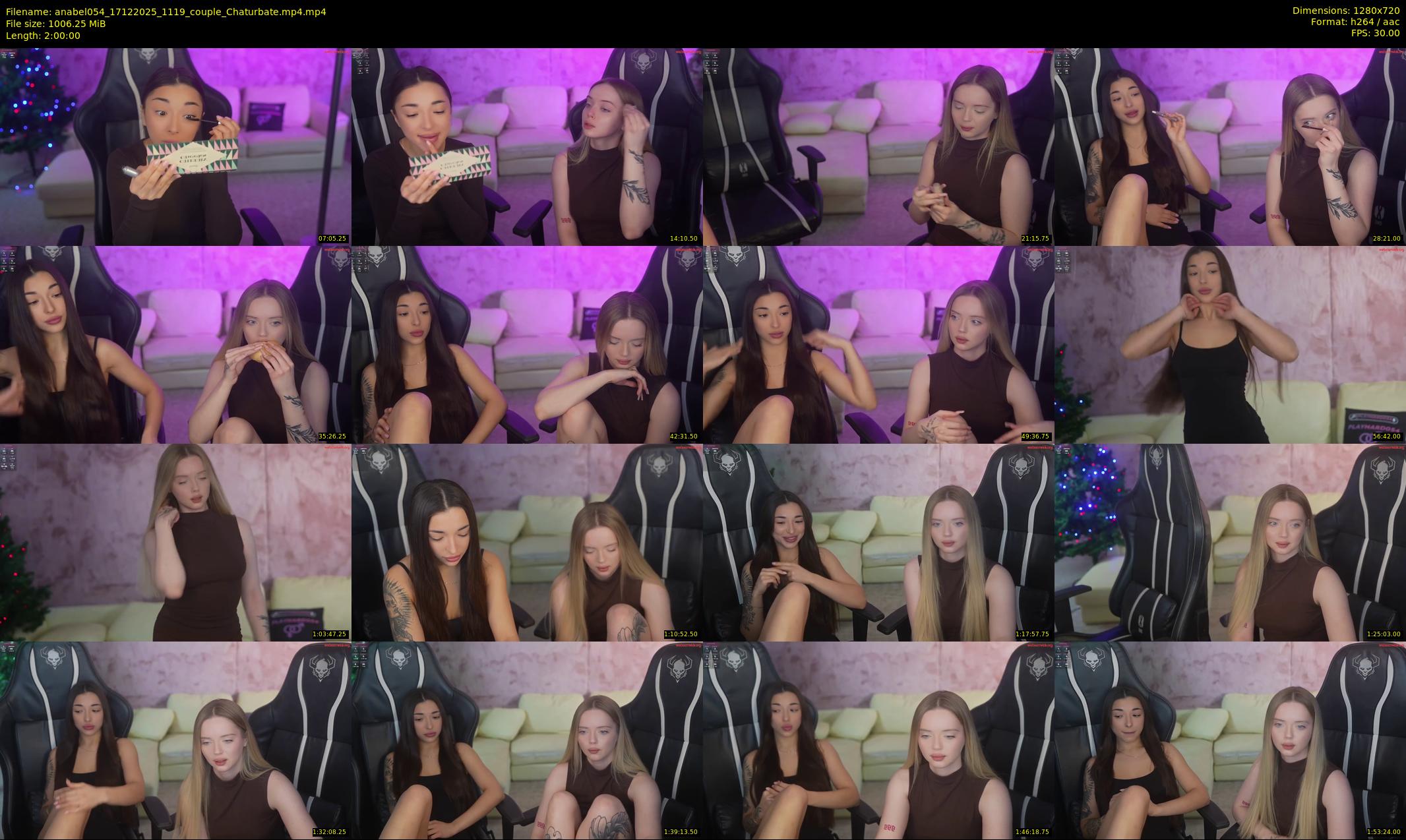 anabel054 — 120 minute Chaturbate female cam show recording, 720p, Dec 17, 2025