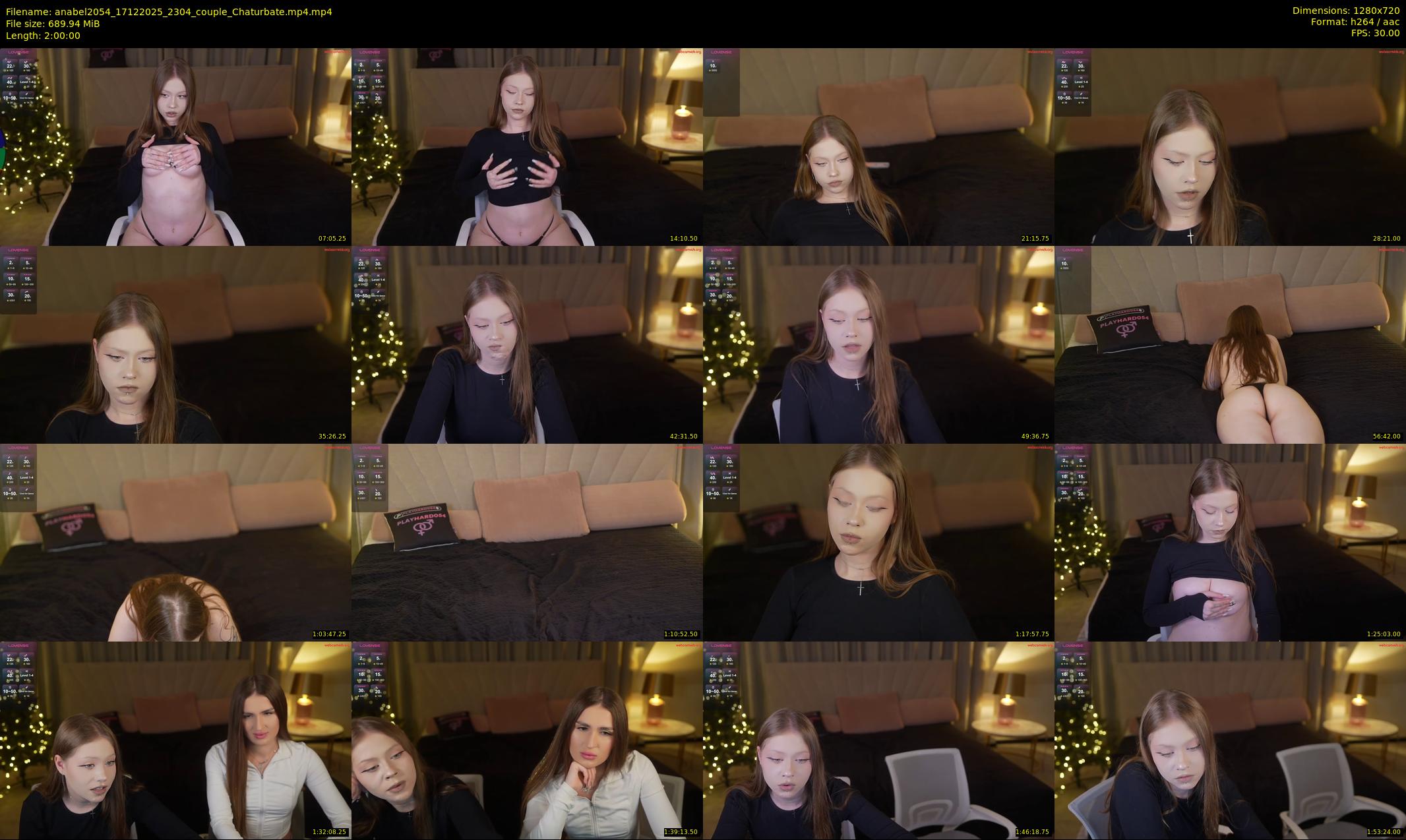 anabel2054 — 120 minute Chaturbate female cam show recording, 720p, Dec 17, 2025