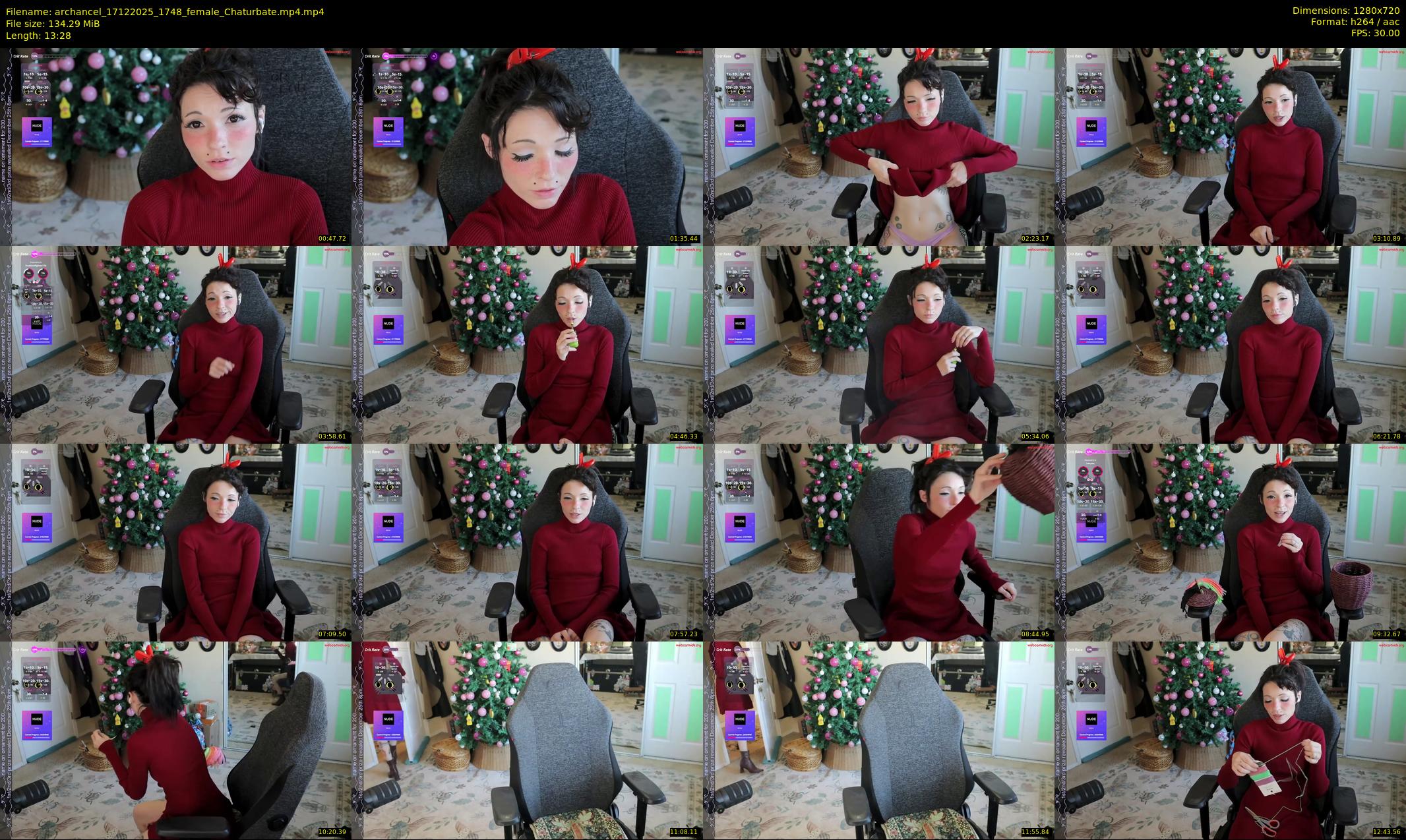 archancel — 14 minute Chaturbate female cam show recording, 720p, Dec 17, 2025