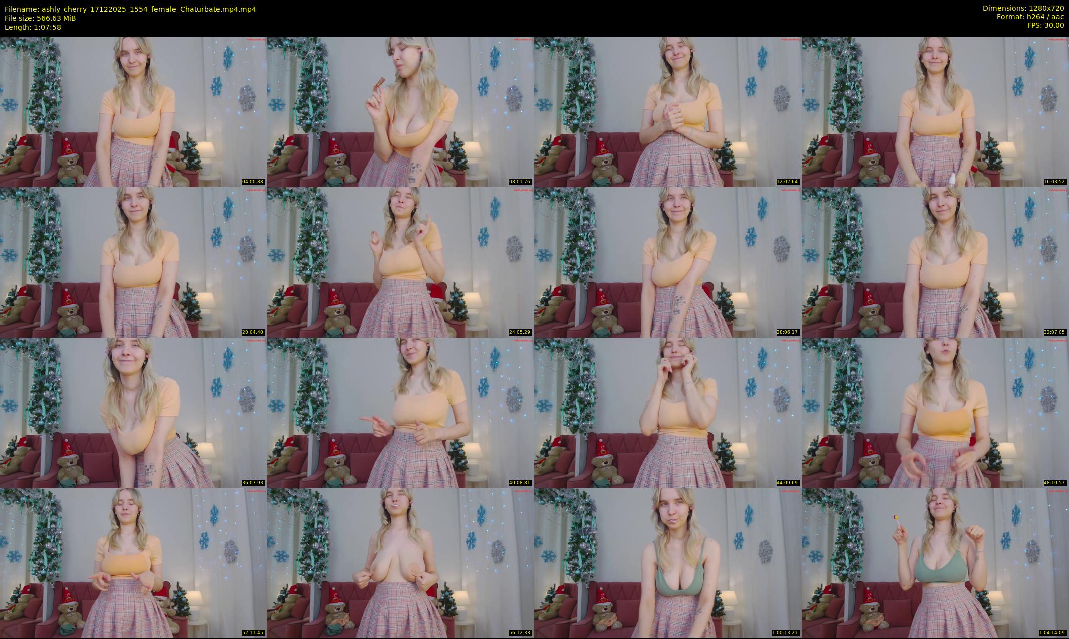 ashly_cherry — 68 minute Chaturbate female cam show recording, 720p, Dec 17, 2025