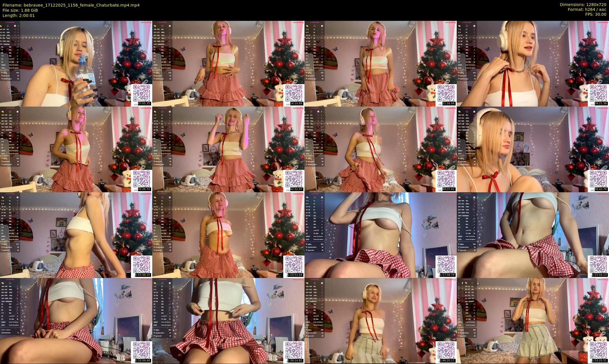 bebravee — 121 minute Chaturbate female cam show recording, 720p, Dec 17, 2025