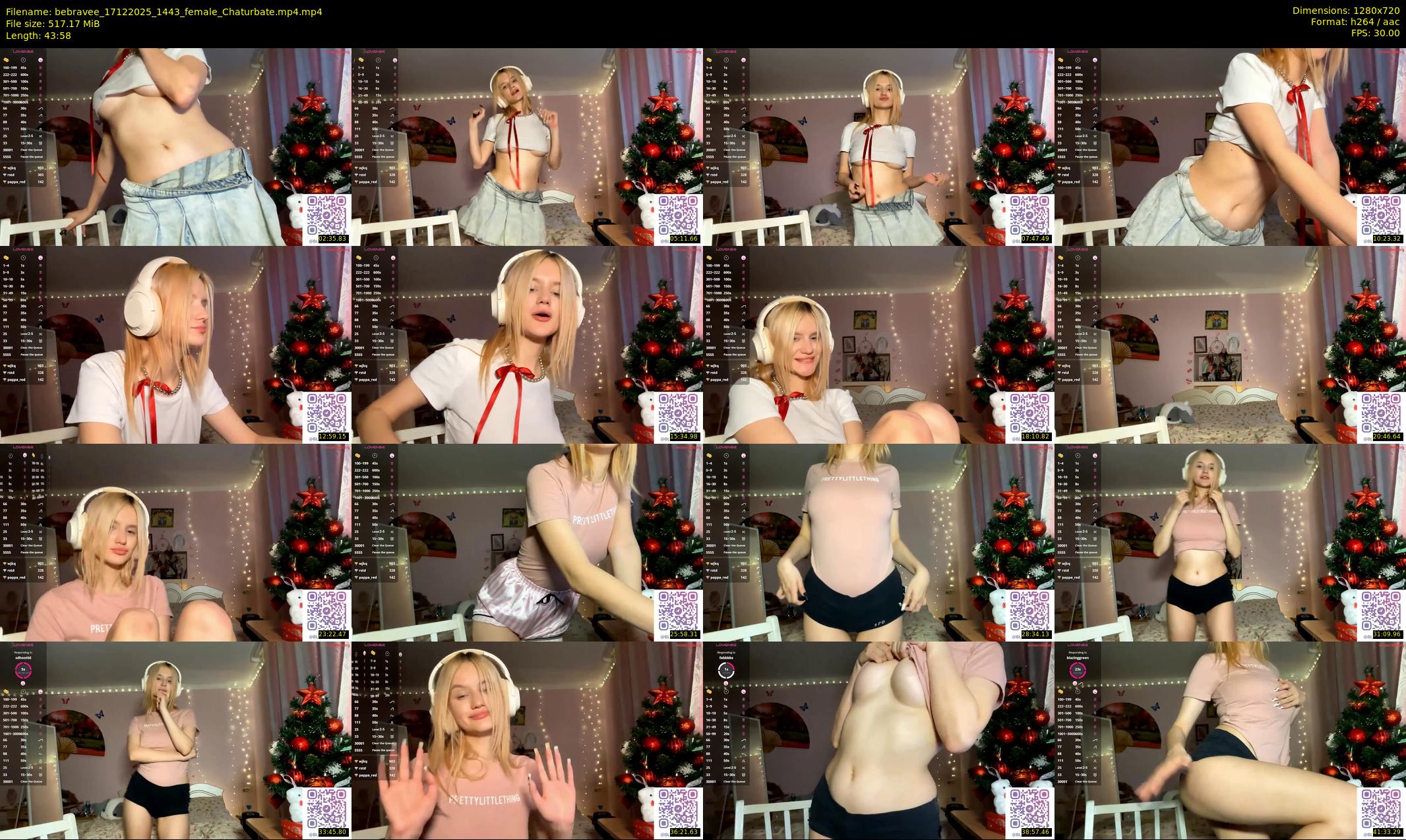 bebravee — 44 minute Chaturbate female cam show recording, 720p, Dec 17, 2025