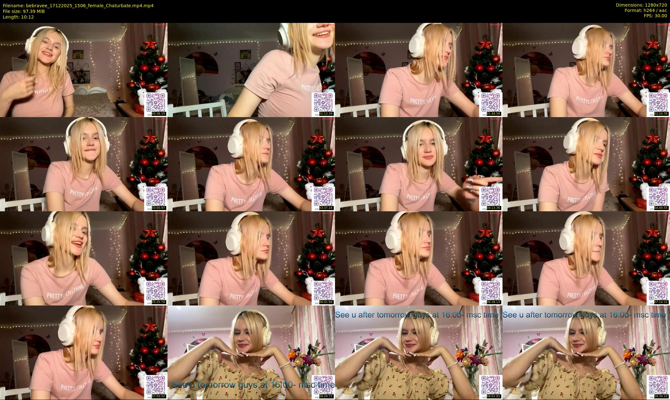 bebravee — 11 minute Chaturbate female cam show recording, 720p, Dec 17, 2025