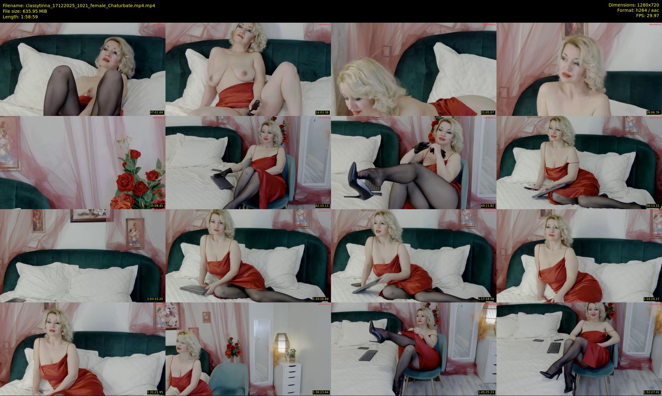 classytinna — 119 minute Chaturbate female cam show recording, 720p, Dec 17, 2025