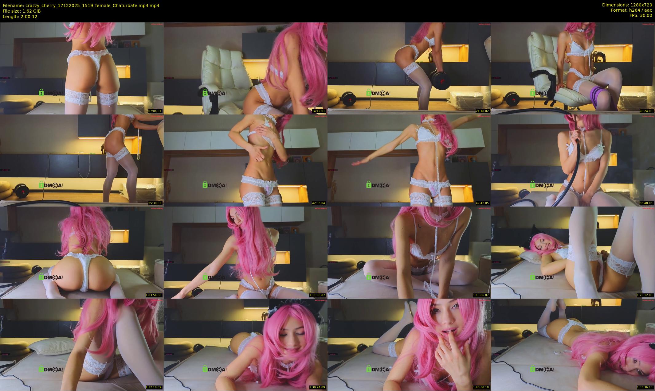 crazzy_cherry — 121 minute Chaturbate female cam show recording, 720p, Dec 17, 2025