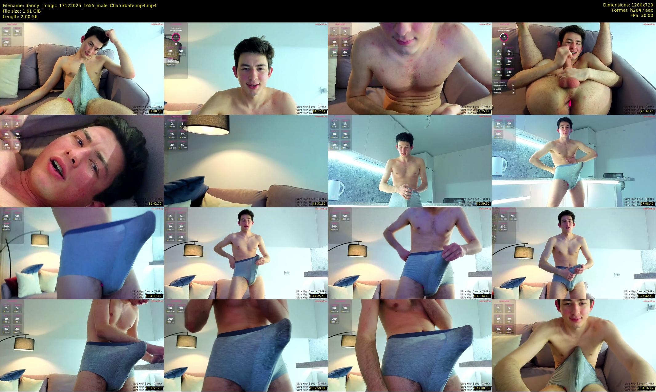danny__magic — 121 minute Chaturbate male cam show recording, 720p, Dec 17, 2025