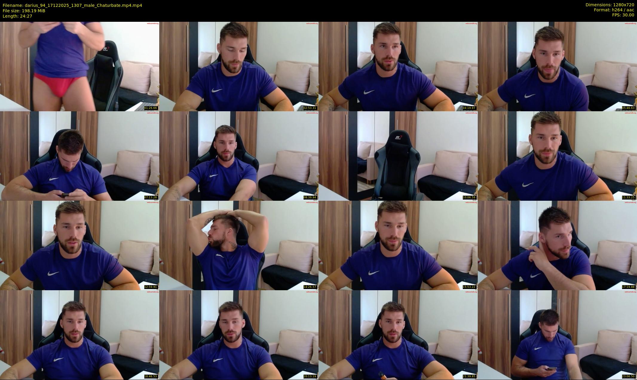 darius_94 — 25 minute Chaturbate male cam show recording, 720p, Dec 17, 2025