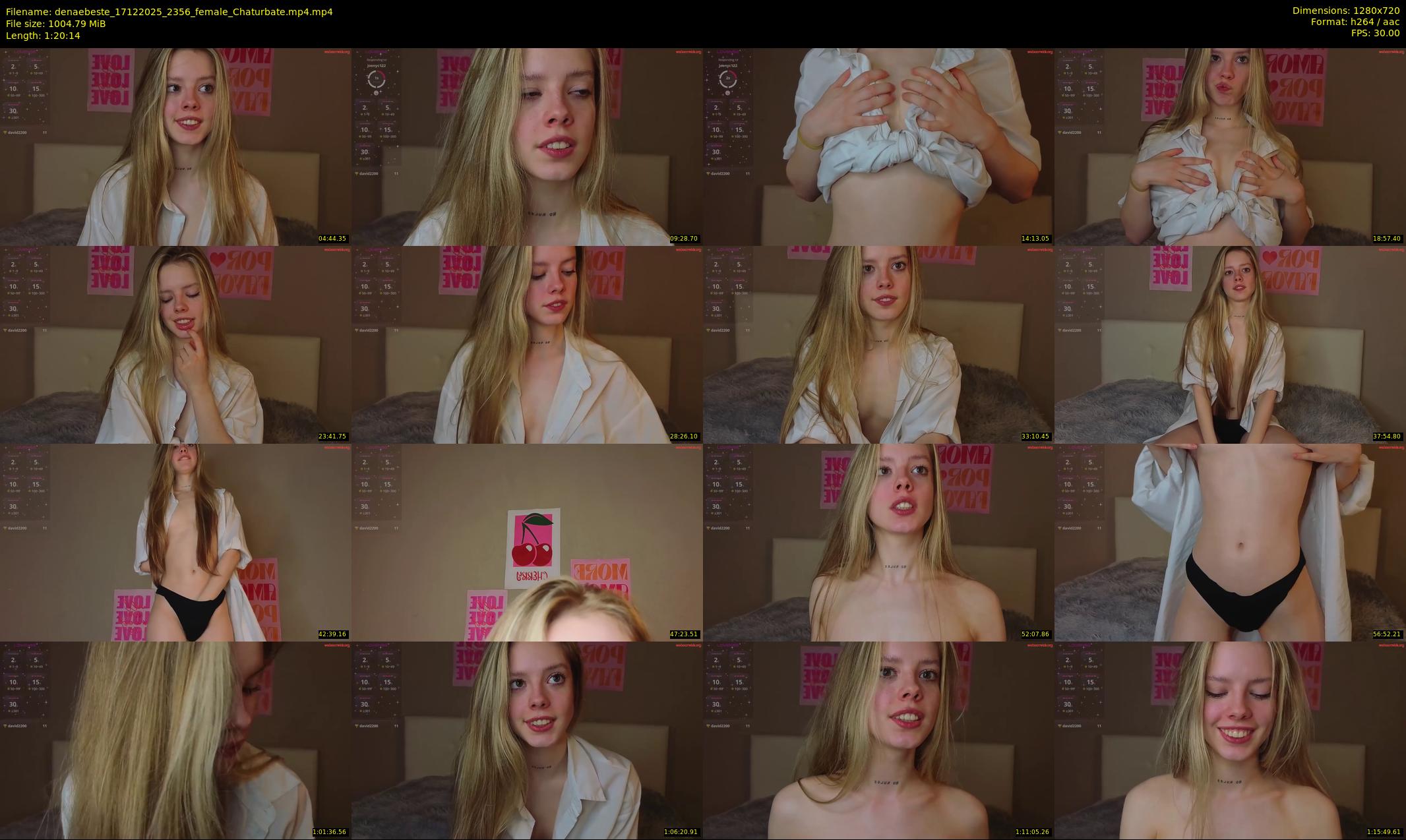denaebeste — 81 minute Chaturbate female cam show recording, 720p, Dec 17, 2025