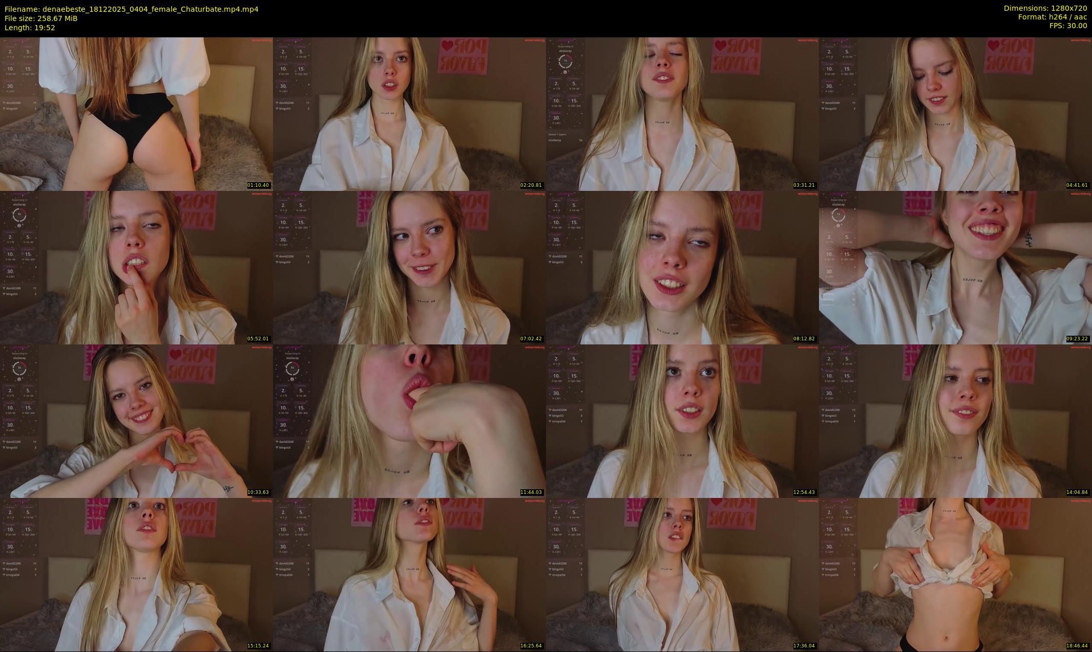denaebeste — 20 minute Chaturbate female cam show recording, 720p, Dec 18, 2025