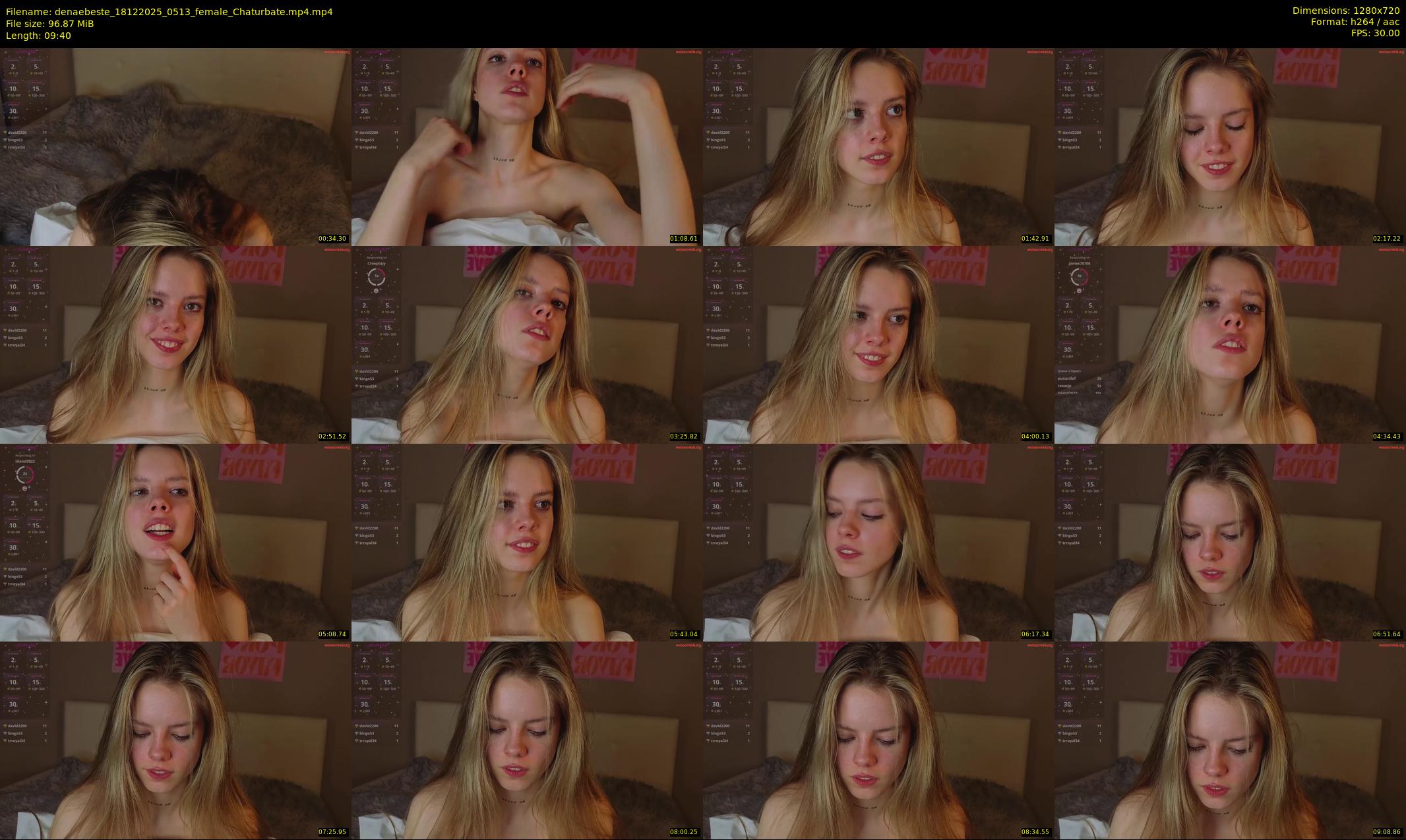 denaebeste — 10 minute Chaturbate female cam show recording, 720p, Dec 18, 2025