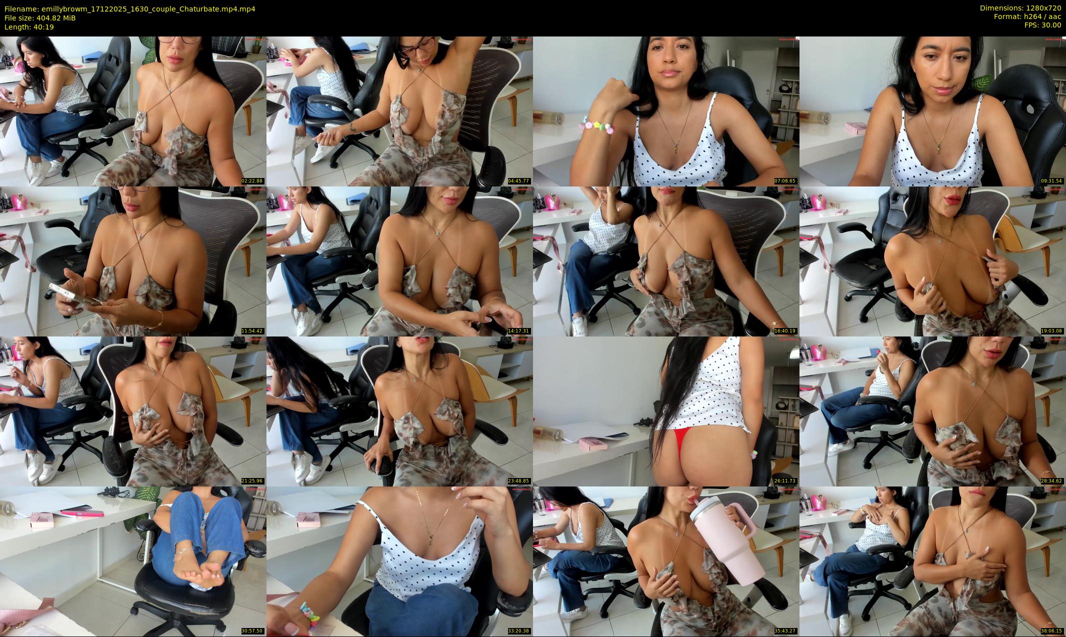 emillybrowm — 41 minute Chaturbate couple cam show recording, 720p, Dec 17, 2025