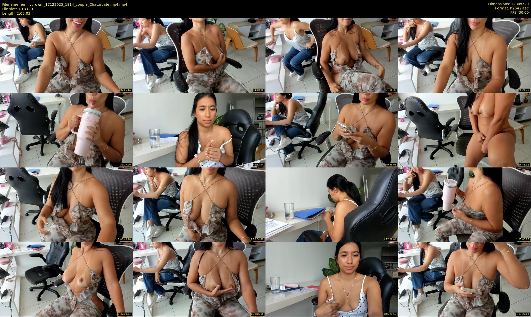 emillybrowm — 121 minute Chaturbate couple cam show recording, 720p, Dec 17, 2025