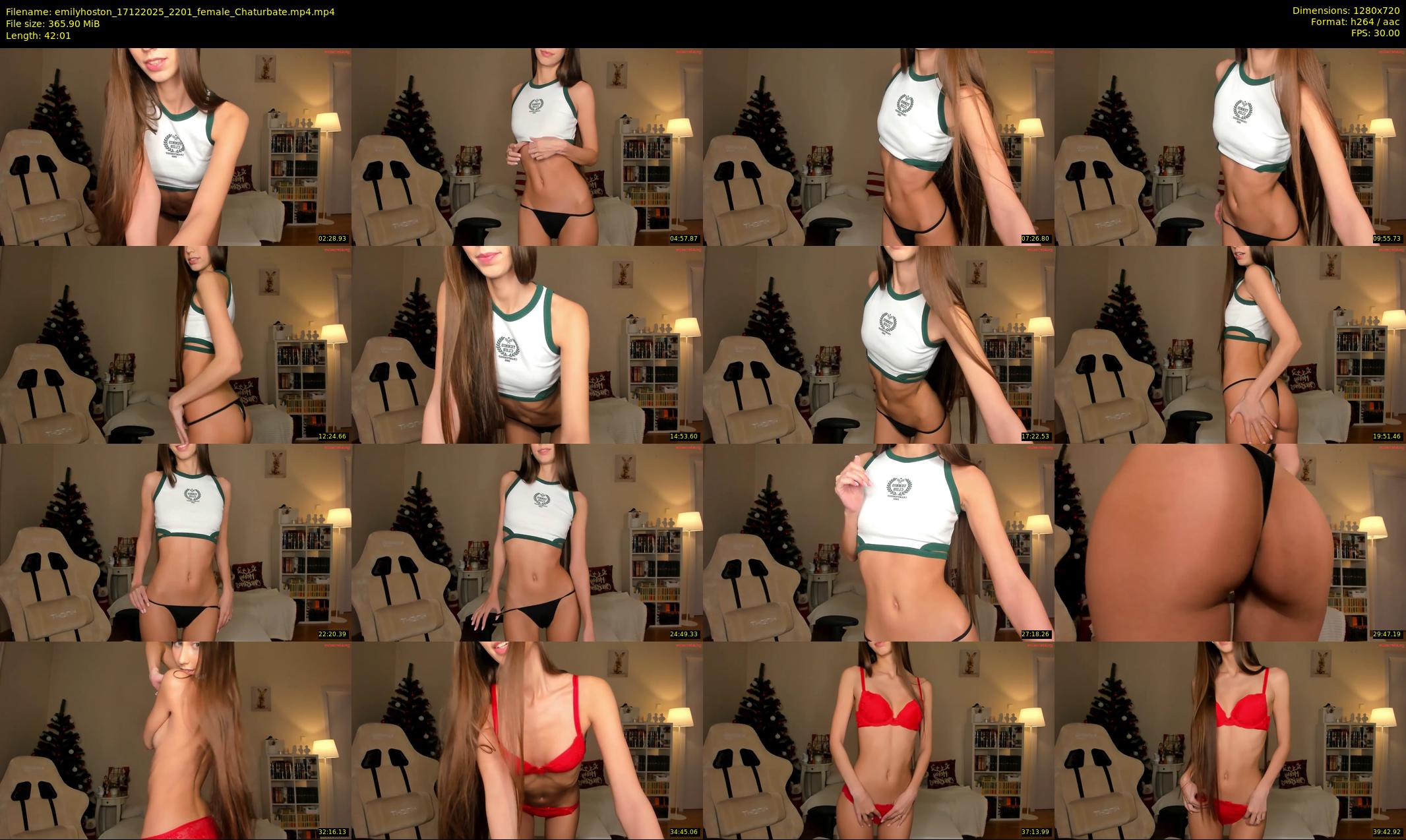 emilyhoston — 43 minute Chaturbate female cam show recording, 720p, Dec 17, 2025