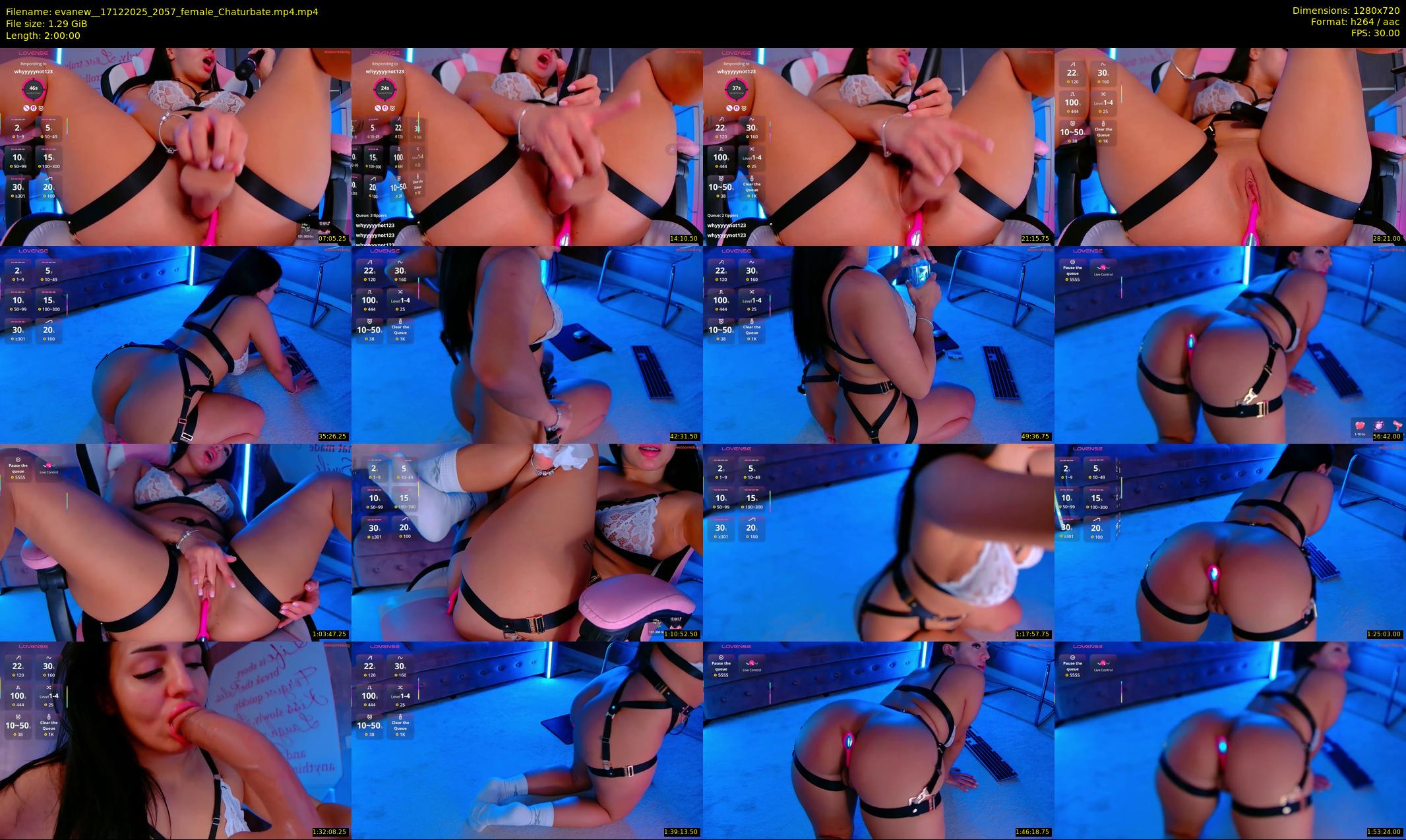 evanew_ — 120 minute Chaturbate female cam show recording, 720p, Dec 17, 2025