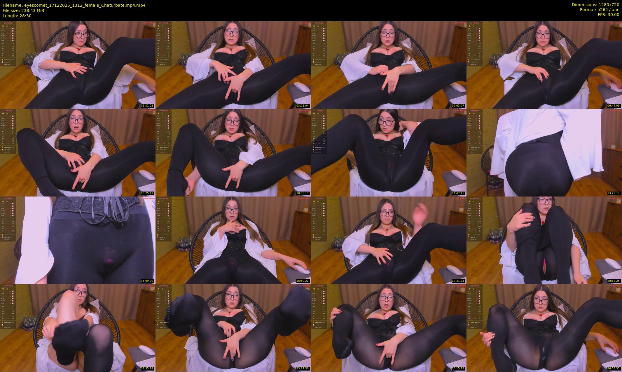 eyescomet — 29 minute Chaturbate female cam show recording, 720p, Dec 17, 2025