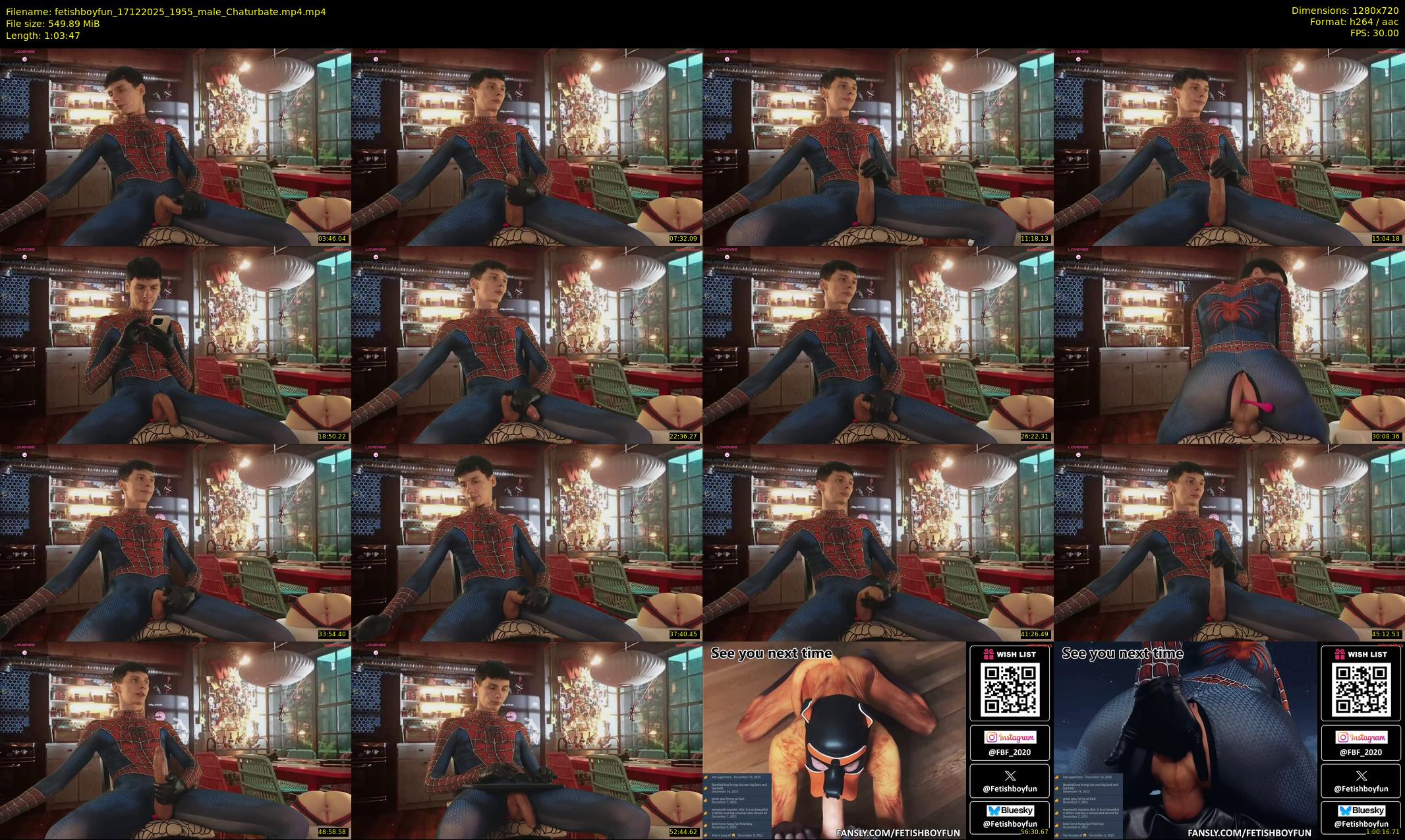 fetishboyfun — 64 minute Chaturbate male cam show recording, 720p, Dec 17, 2025