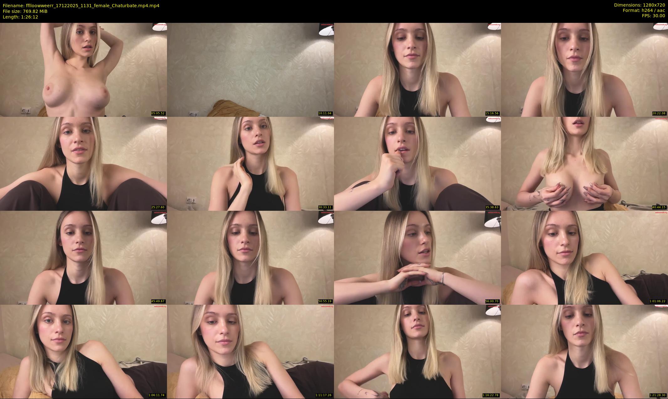 fflloowweerr — 87 minute Chaturbate couple cam show recording, 720p, Dec 17, 2025